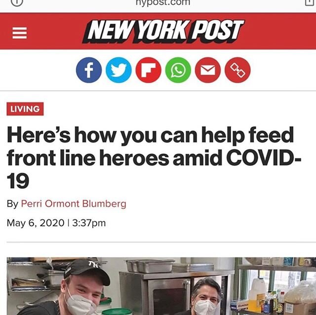 So happy to see our mission in the @nypost today ❤️💫❤️