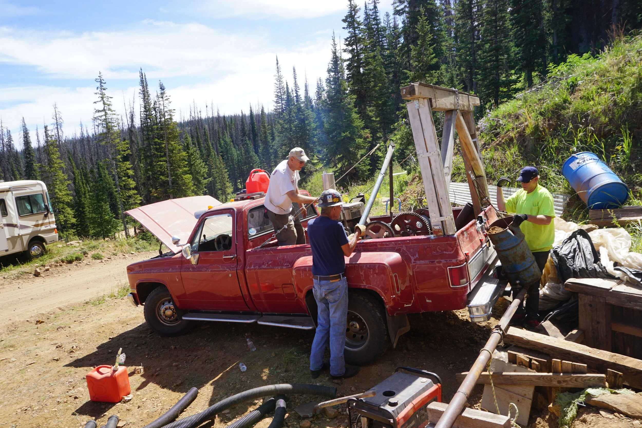 Deer and Loafing on the Hunting Trail