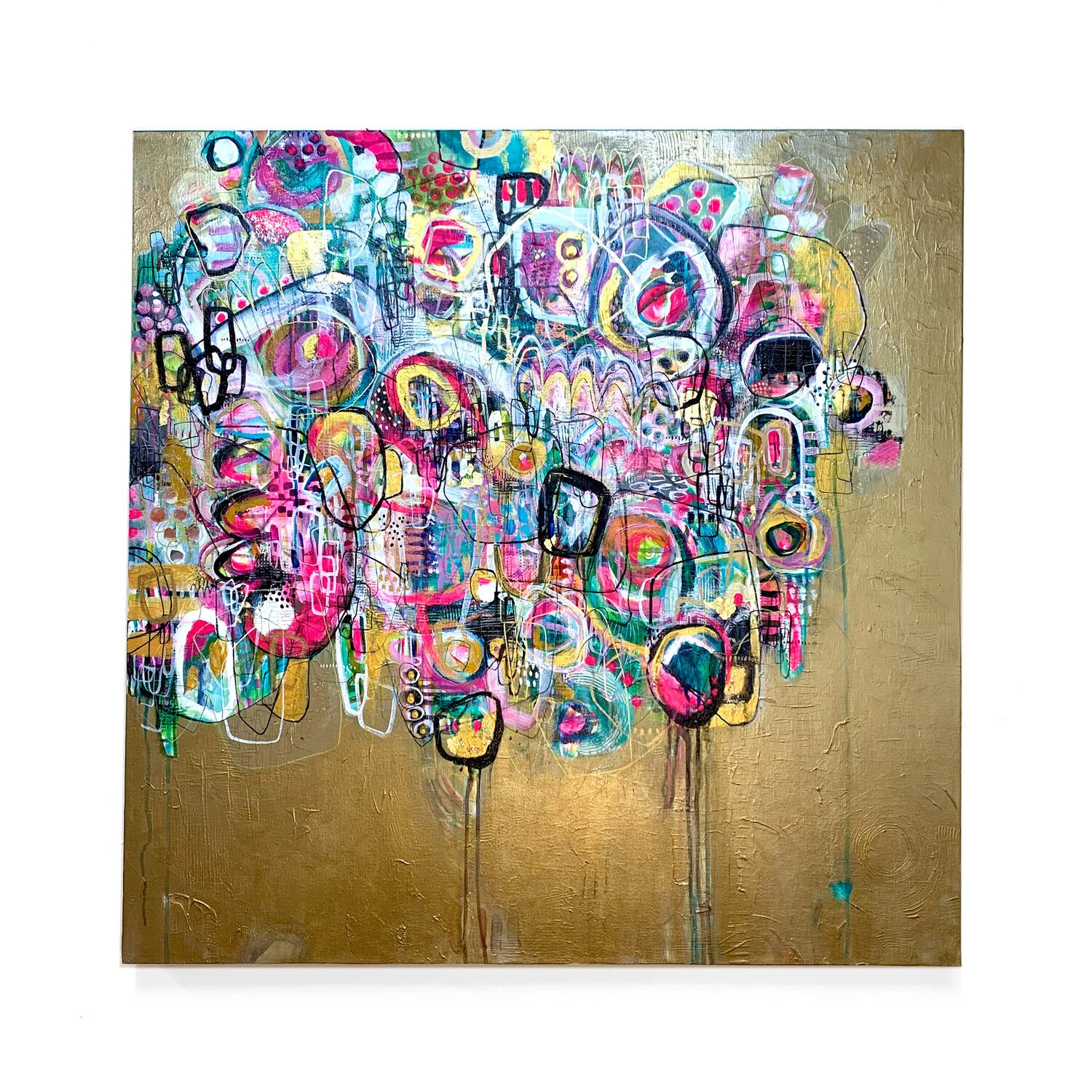 "FLEXIN'" | 36” x 36” x 1.5” acrylic