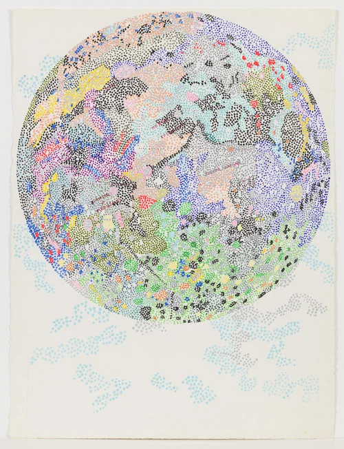 Untitled #127 (Drawing of the Moon) circa 1972
