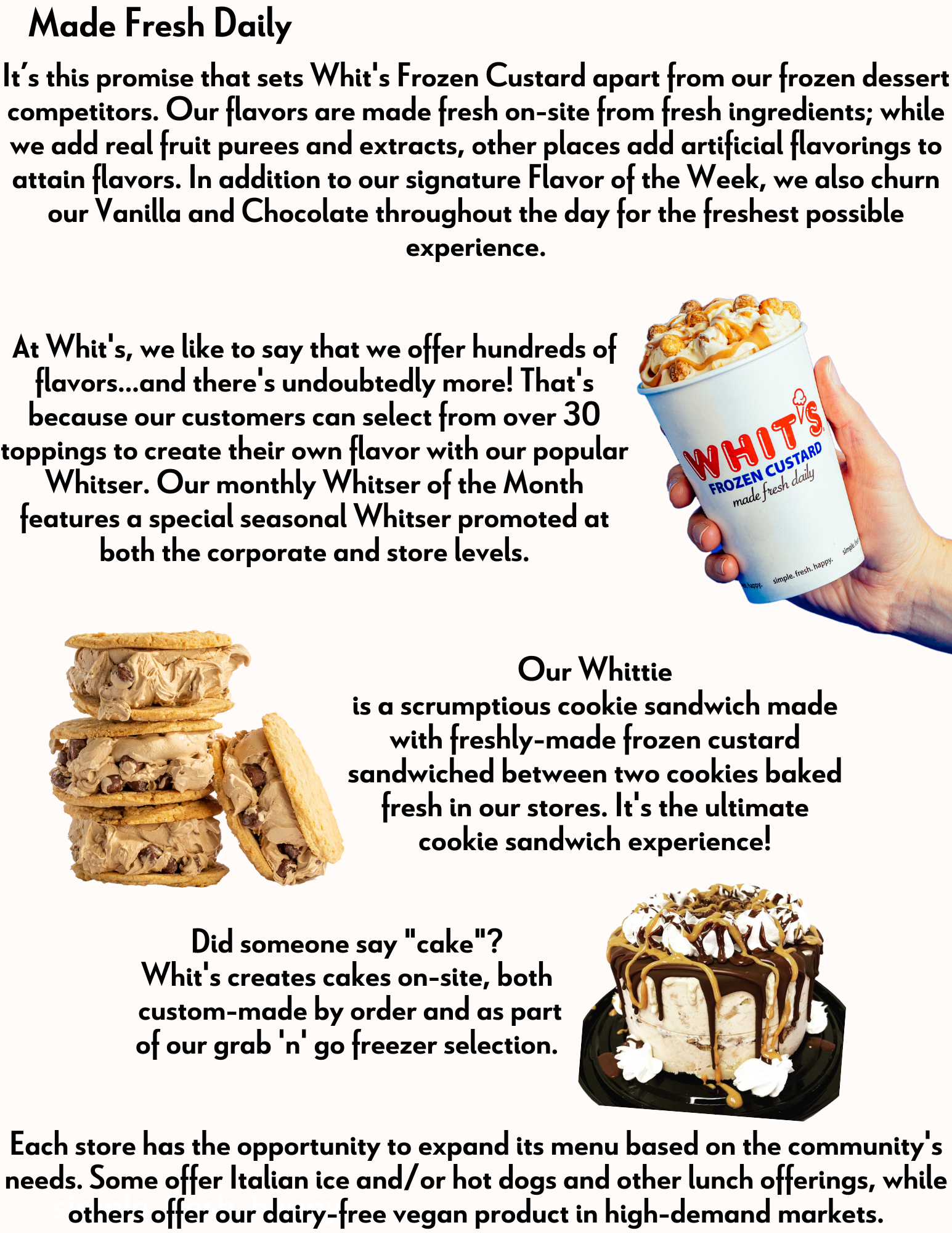 Why Whit's — Whit's Frozen Custard