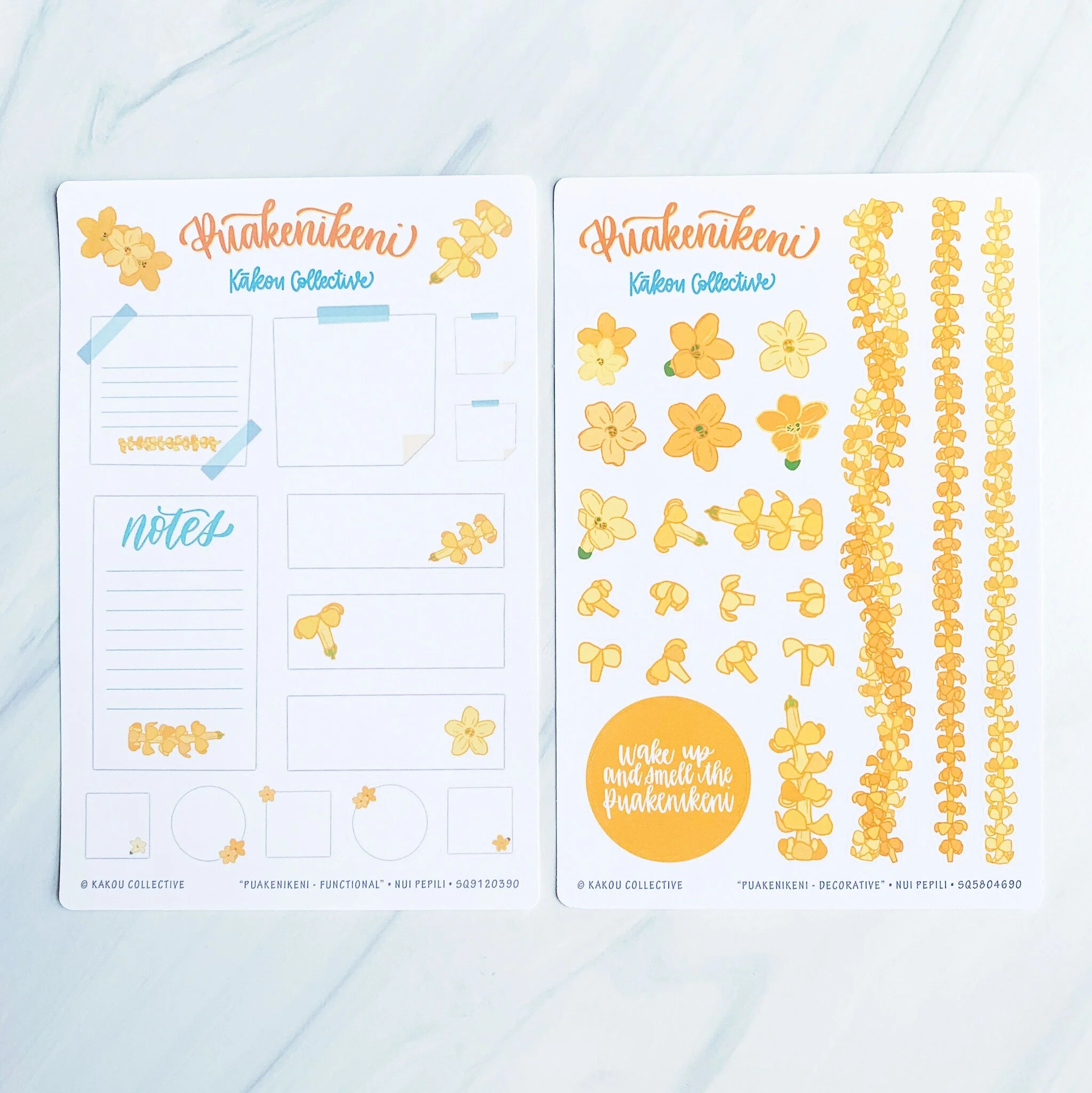 Puakenikeni Kakou Collective Sticker Kit