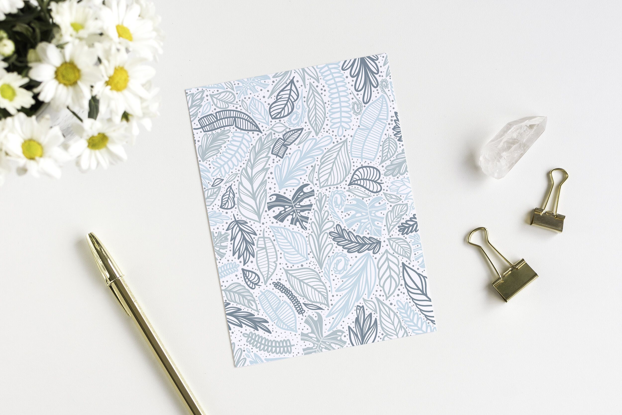 Kakou Collective Leaf Print