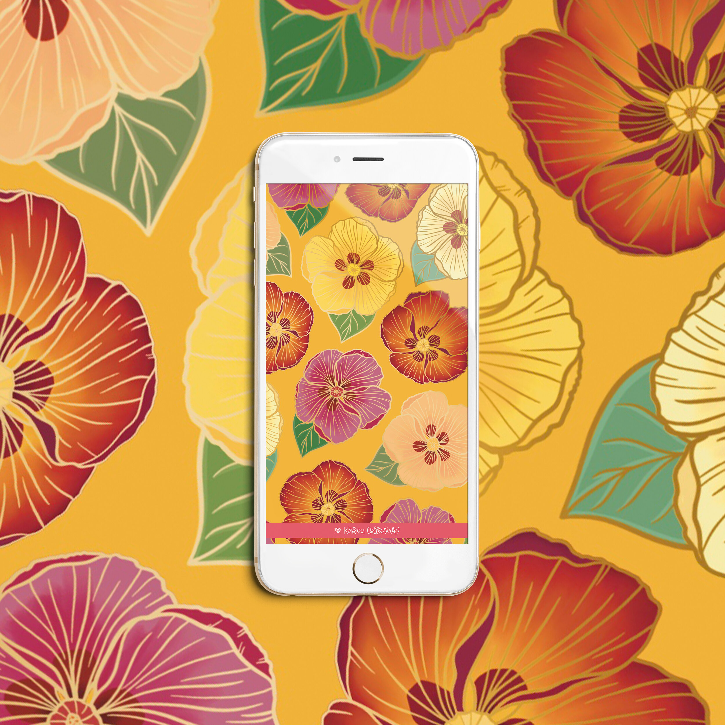 monthly wallpaper pua hau kakou collective