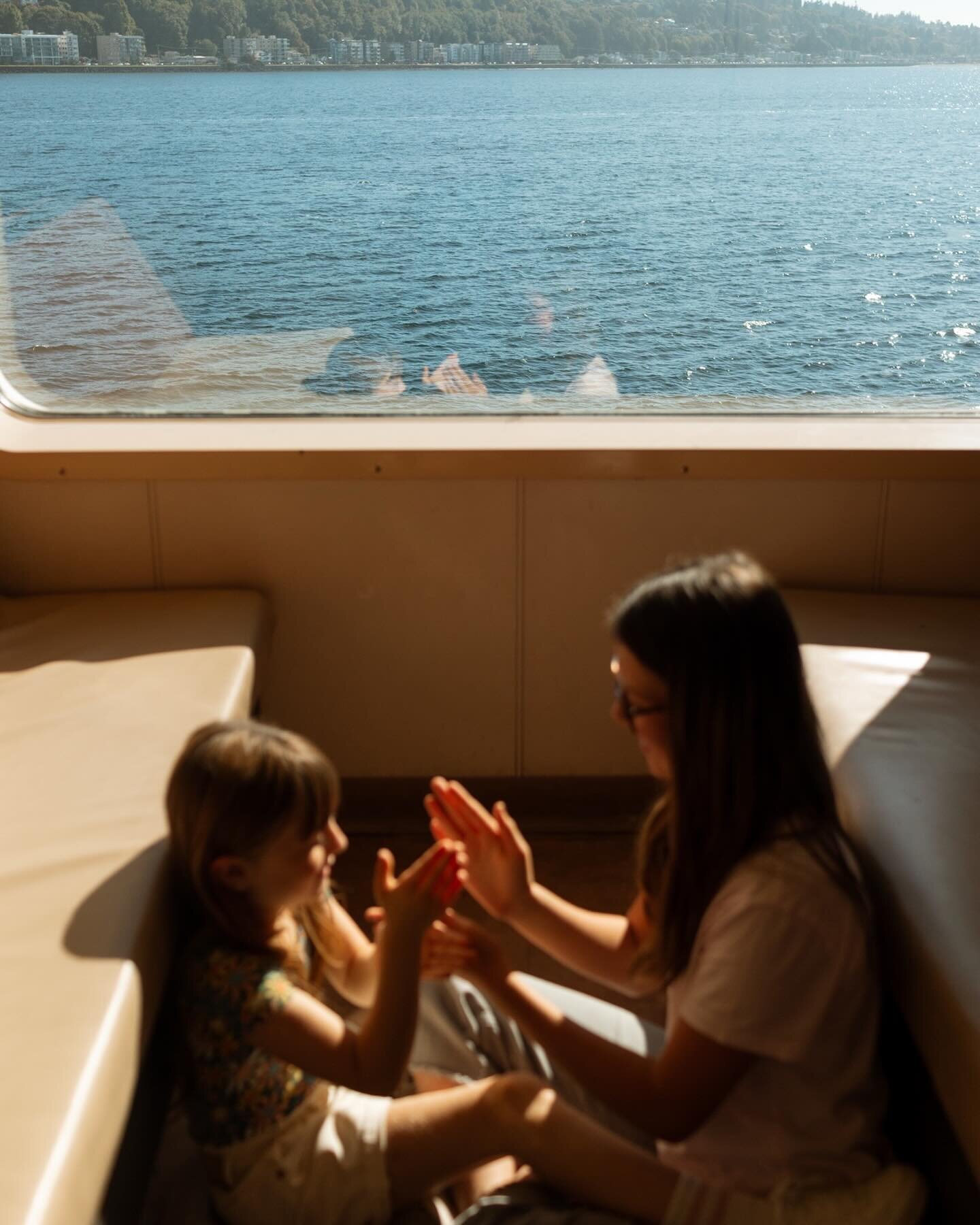 these ferry adventure photos were above and beyond my expectations&mdash;love when my friends just go with the flow and let me have fun with the light! early fall in seattle *might* be my favorite season! we were going for a Wes Anderson vibe&mdash;I