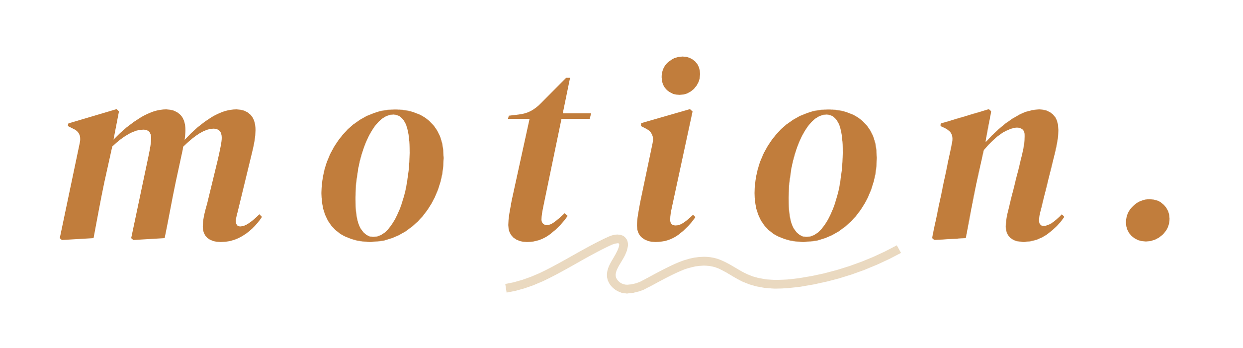 The word 'motivation' written in large, brown, cursive font with a small white underline on a black background.