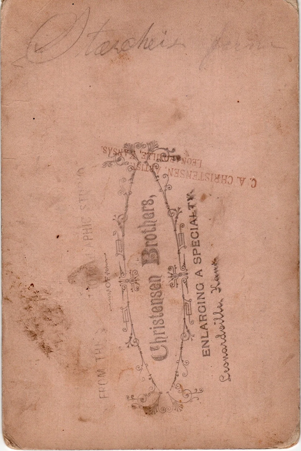 Leonardville Kansas Photos 1880's — John Laird Genealogy