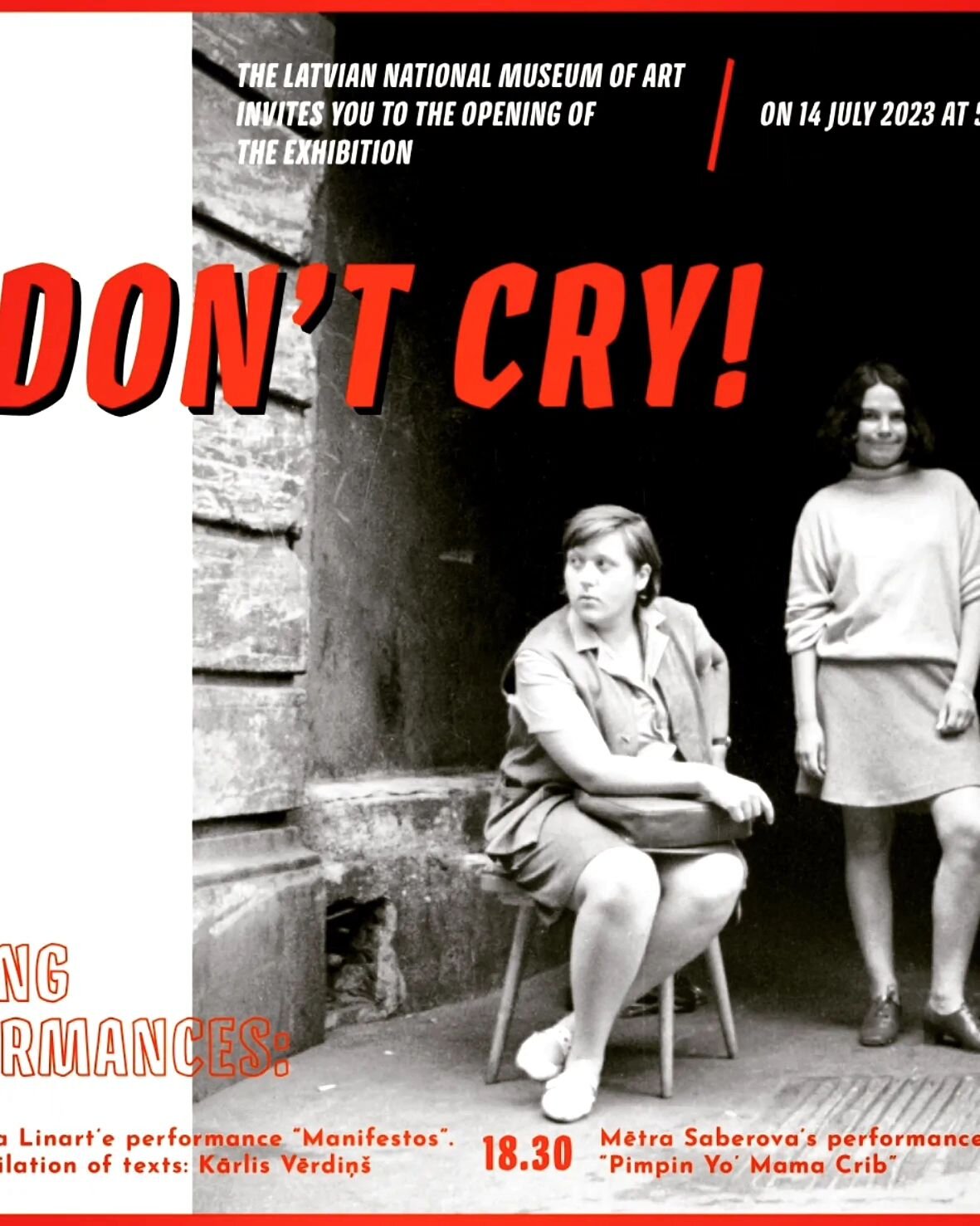 This is the post that got censored by Instagram:

Zenta Dzividzinska&rsquo;s @artdaysforever vintage prints are included in a group exhibition entitled Don&rsquo;t Cry! Feminist Perspectives in Latvian Art: 1965&ndash;2023 at the Latvian National Mus