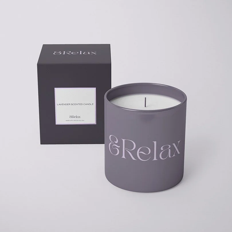 Where do I get my design inspiration from? ✨
I mostly use @behance, @dribbble, @itsnicethat and Pinterest. 🎨
I also follow various design pages on Instagram that inspire me. 

I designed this calming &amp; relaxing candle with lavender scent for @cr