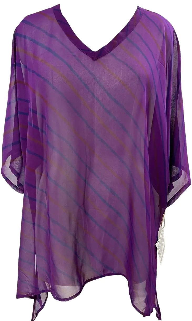 Silk Sari Side Tie Tunic