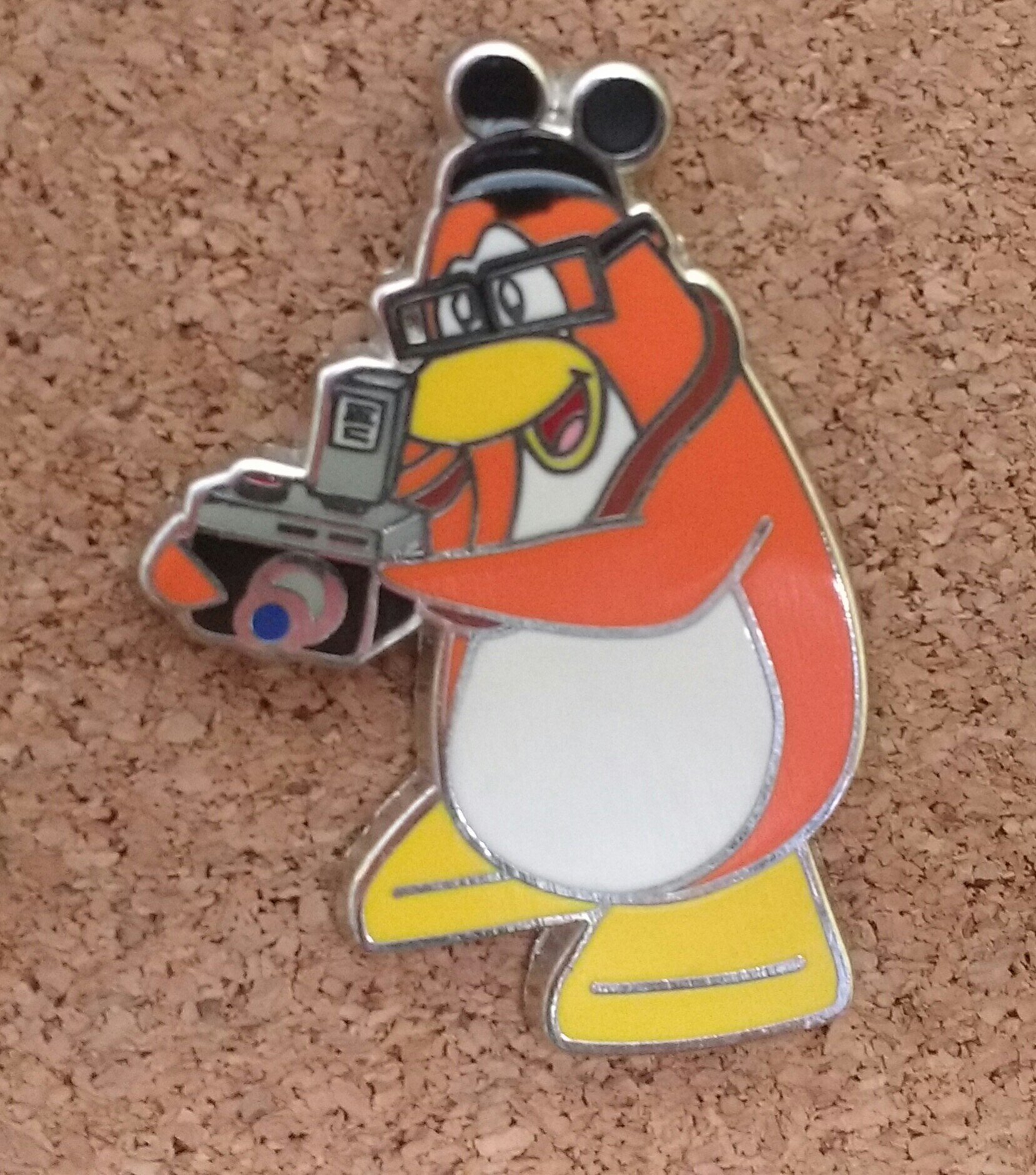 This Disney pin is basically my spirit animal. A penguin at Disney World taking pictures.