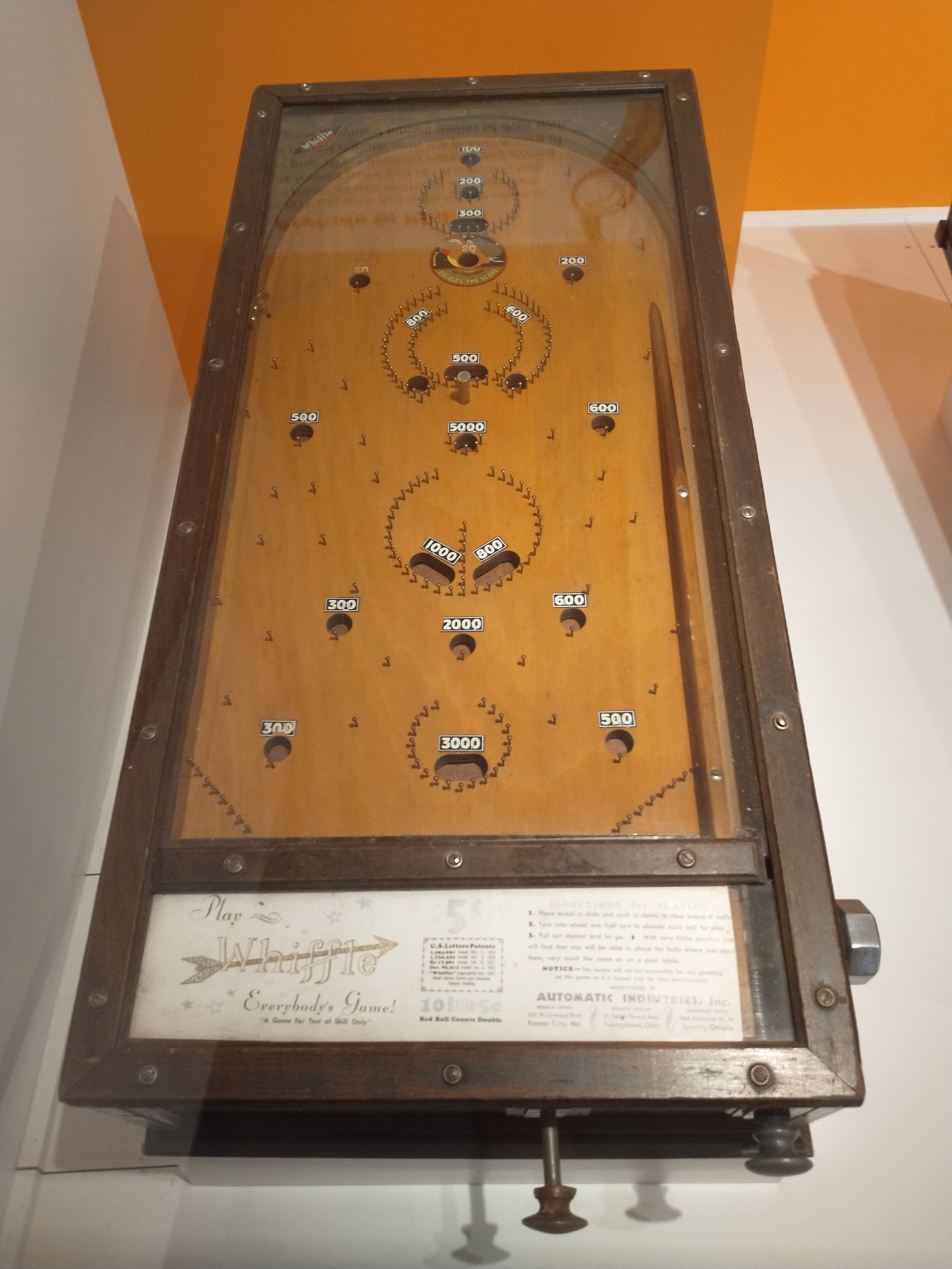 One of the very first pinball(ish) machines ever!