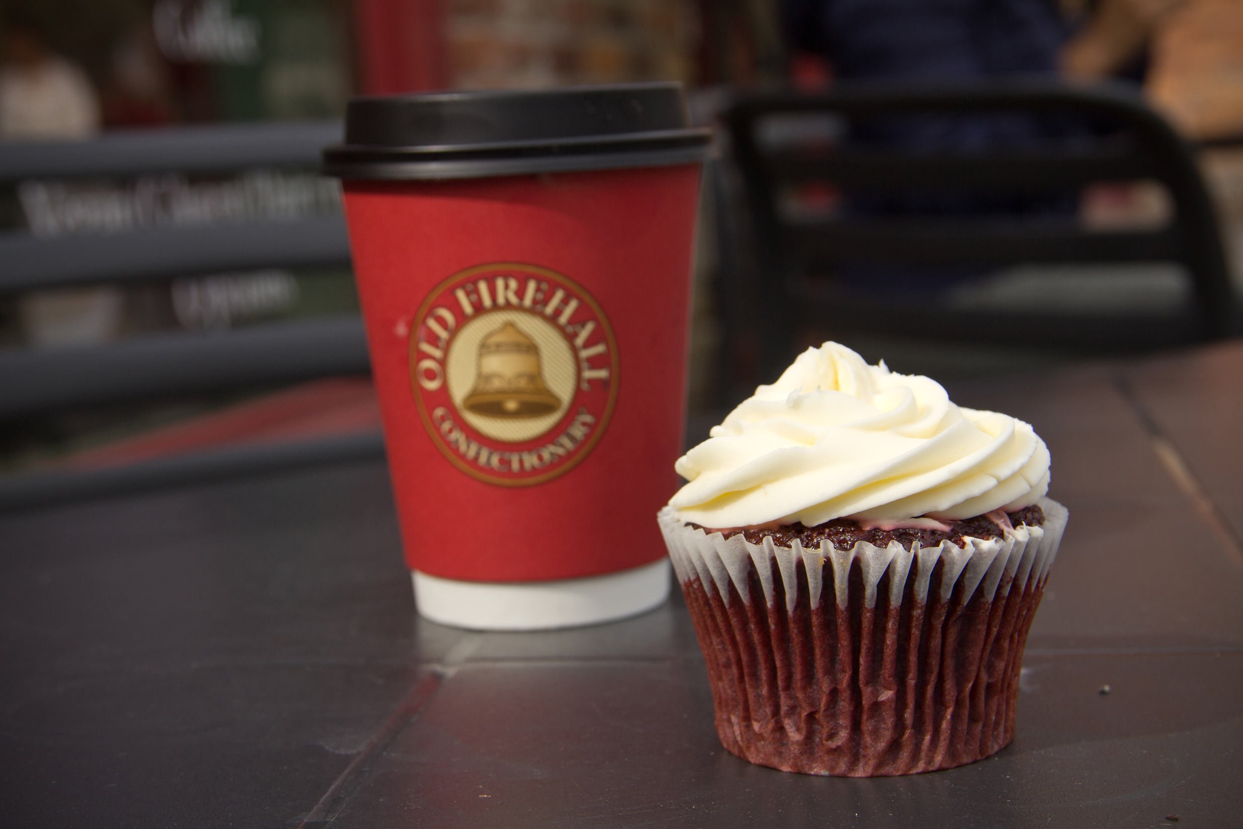 red-velvet-cupcake-and-hot-chocolate-from-old-firehall-confectionary-main-street-unionville-ontario
