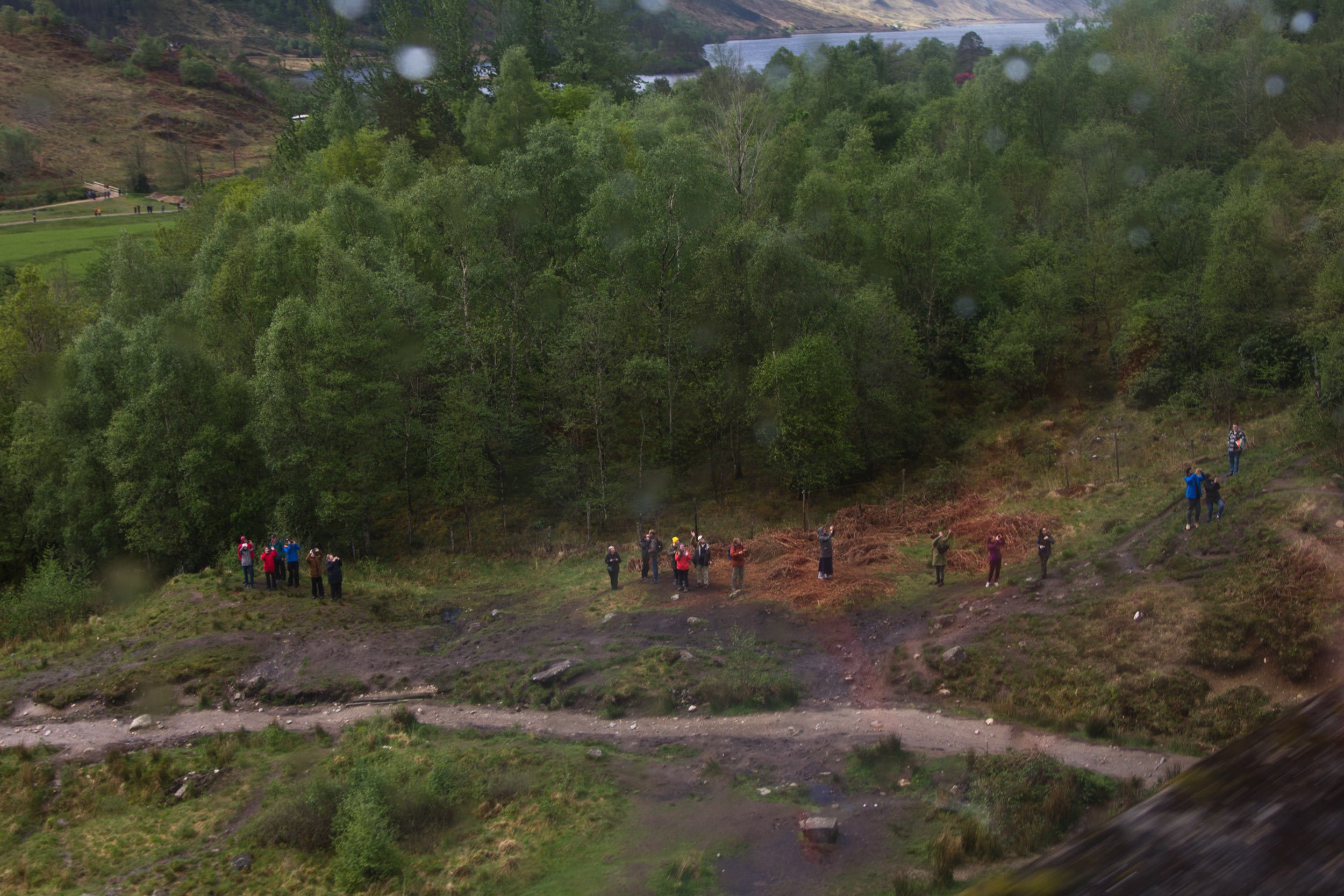 people-lined-up-at-the-glenfinnan-viaduct-to-watch-the-harry-potter-train-go-by
