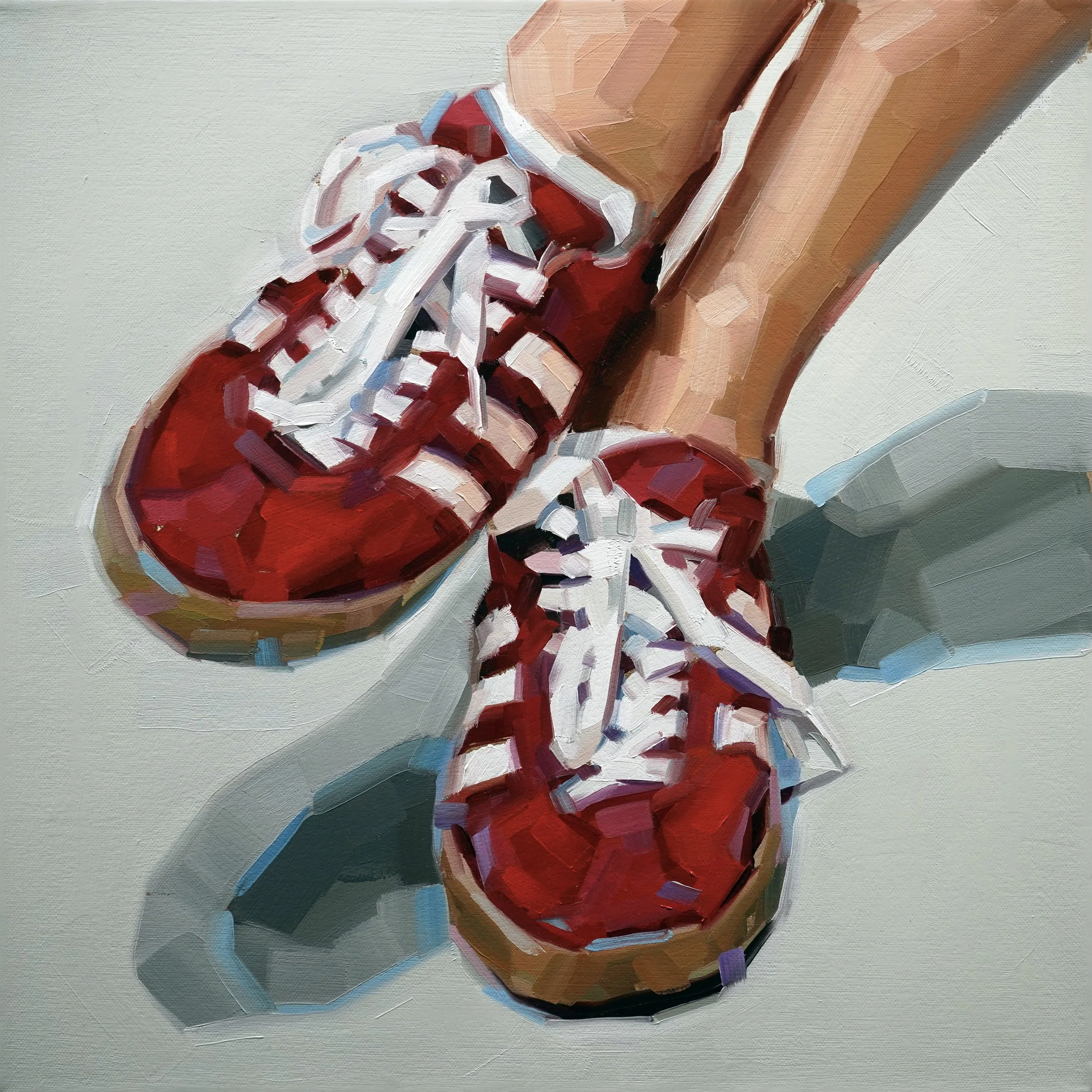 Vintage Sneakers 
18x18" - Oil on Canvas
Available from Artist