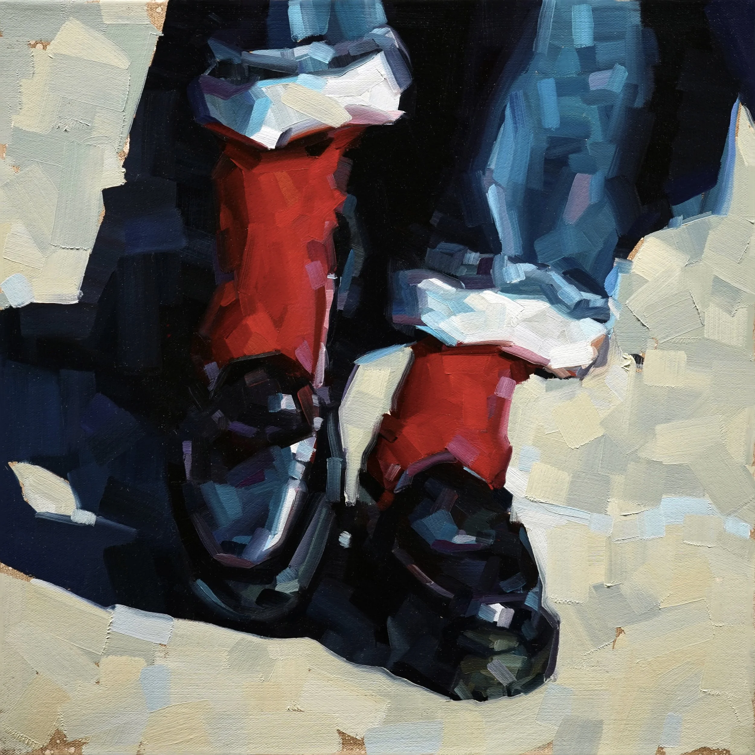 Black Loafers, Red Sox
18x18" - Oil on Canvas
Available from Artist