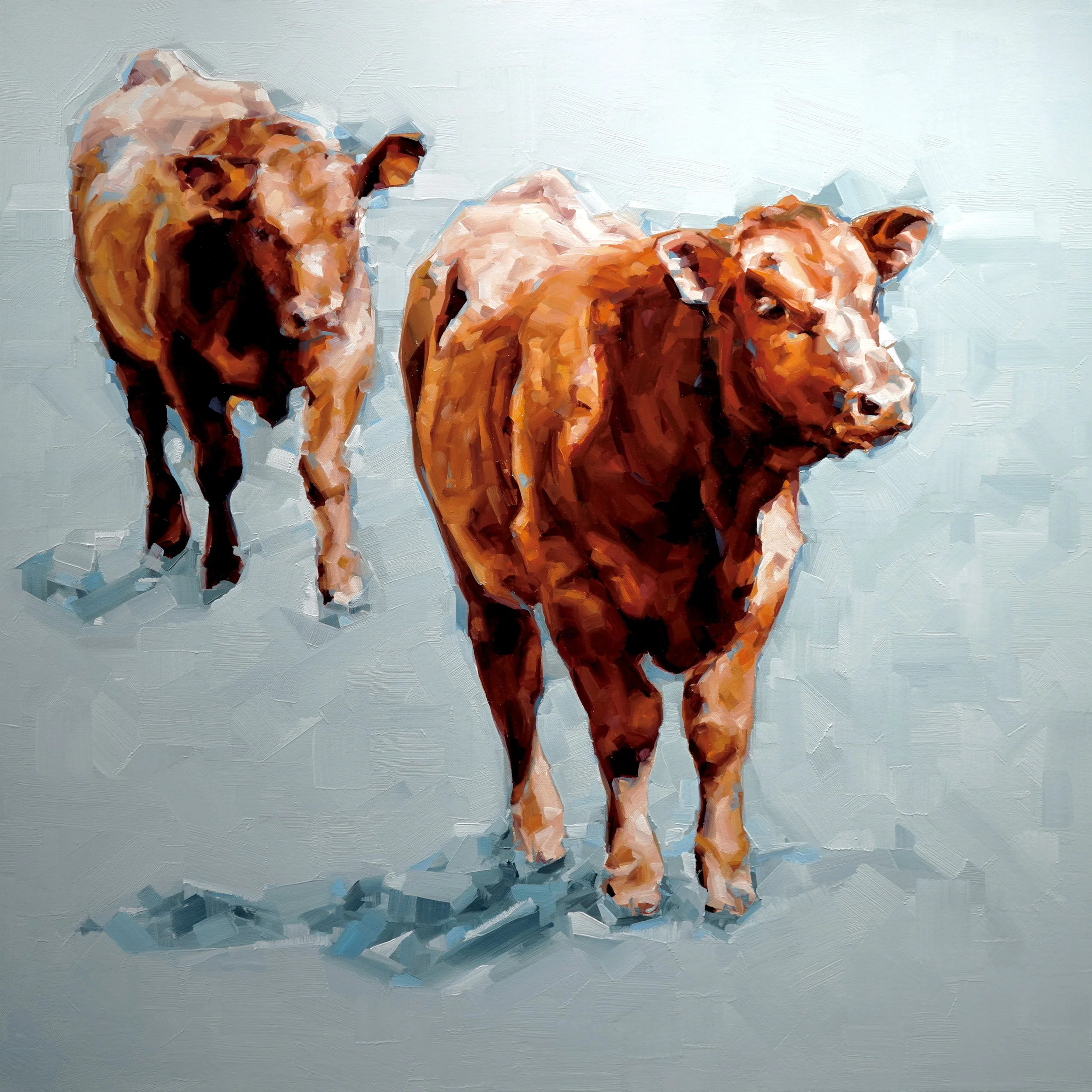 Echoed Sensibility
40x40" - Oil on Canvas
@ Blond Contemporary