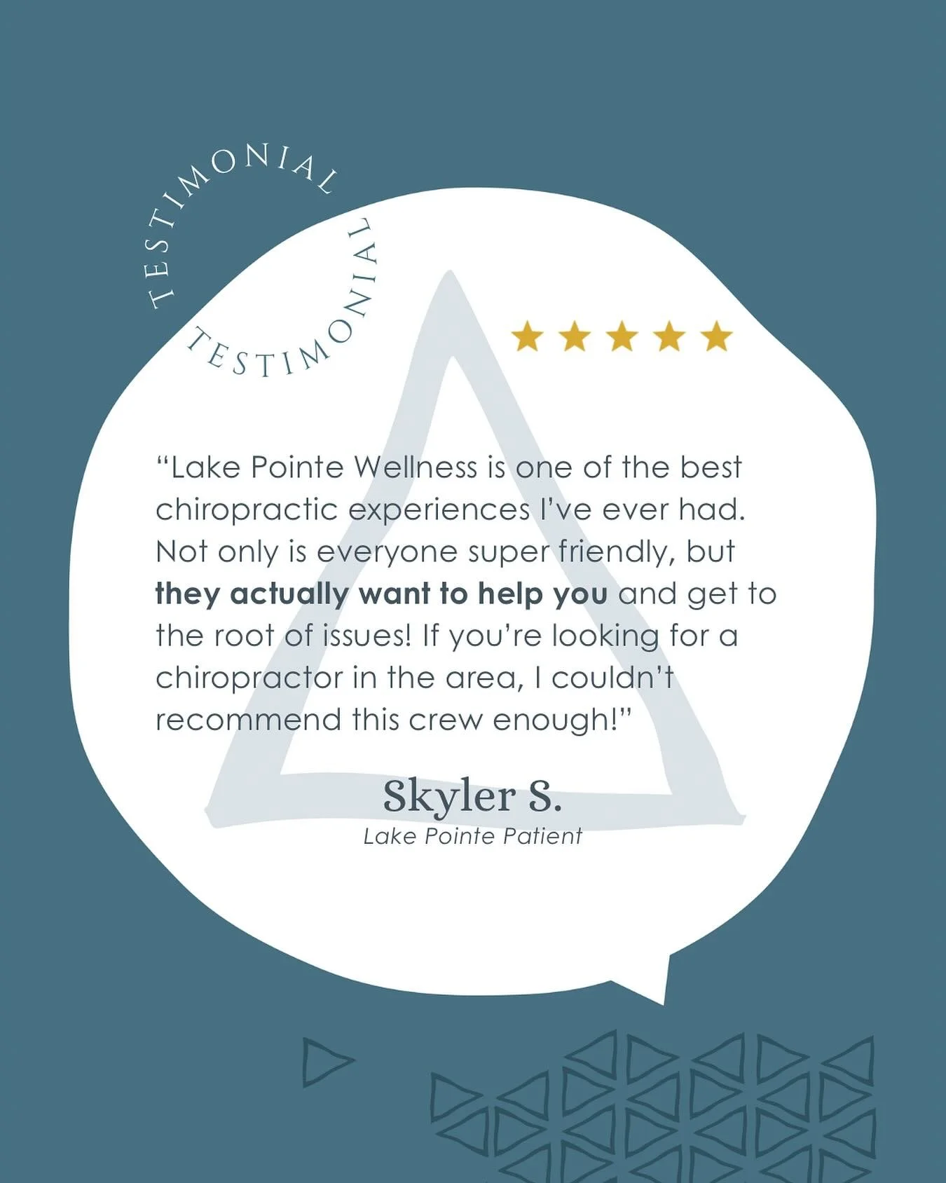 Wellness takes a village, and when we say we want to help, we mean it. We&rsquo;re proud to be part of your wellness team! #bewell #lpwellness #tuesdaytestimonial
