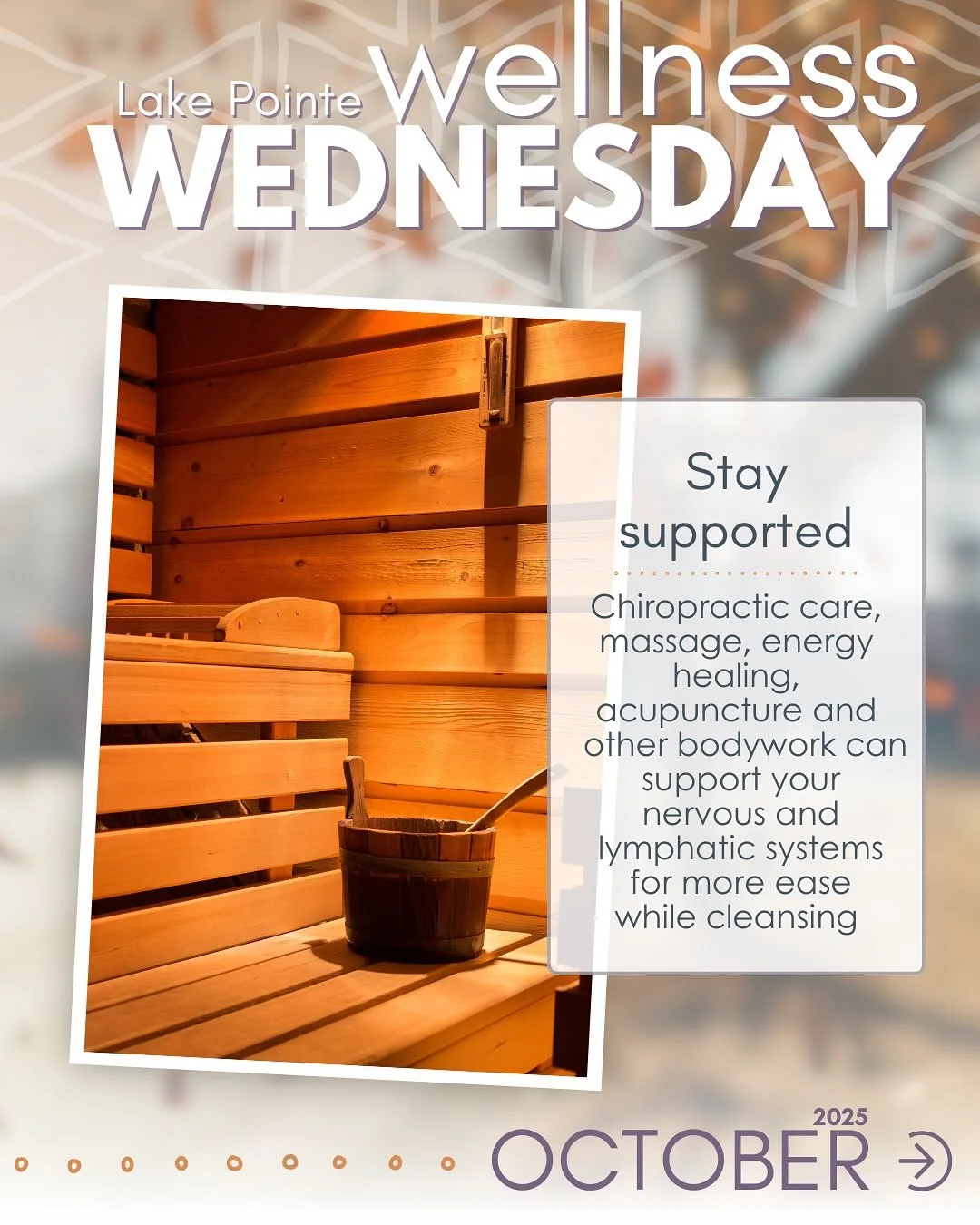 For the month of October, we&rsquo;ll be breaking down Lake Pointe&rsquo;s tried and true #Detox program every #wellnesswednesday. Simple, adaptable, and effective, this week-long cleanse is designed to help your body rid toxins and reset for wellnes