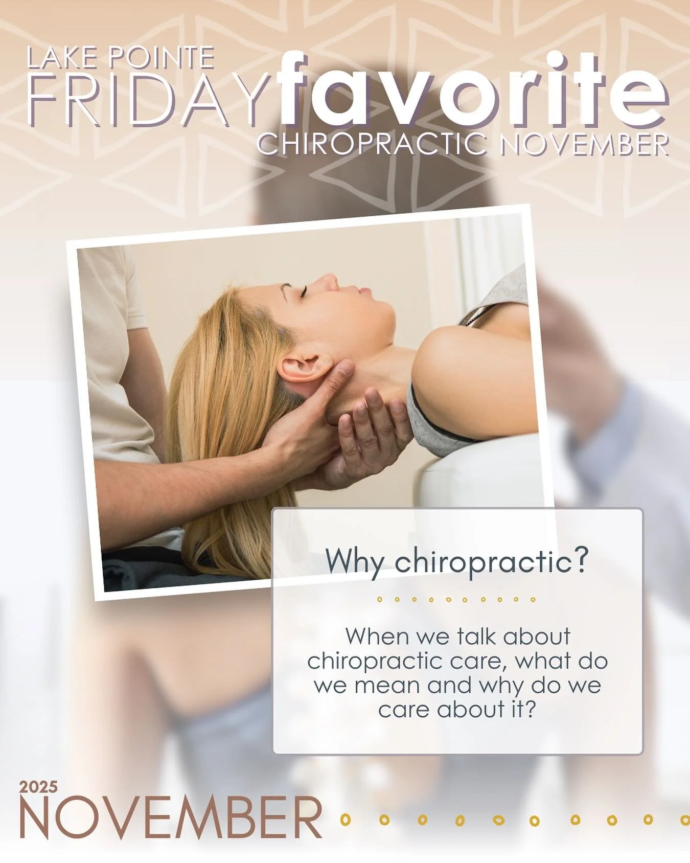 Chiropractic is more than back pain and headaches.
&nbsp;
Most think of chiropractic only for pain (back and neck pain, pain in joints of the arms and legs, etc.). Did you know chiropractic care revolves around the nervous system? Your nervous system