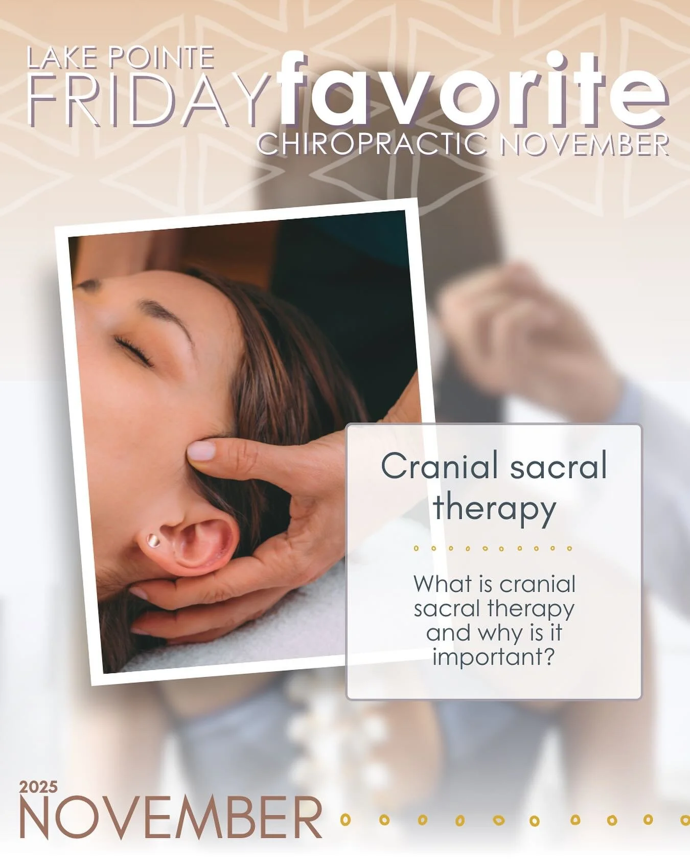 Cranial sacral therapy is a gentle, hands-on technique for balancing the nervous system and enhancing the body&rsquo;s natural ability to heal. The craniosacral system is comprised of the bones, membranes and cerebrospinal fluid that surround and pro