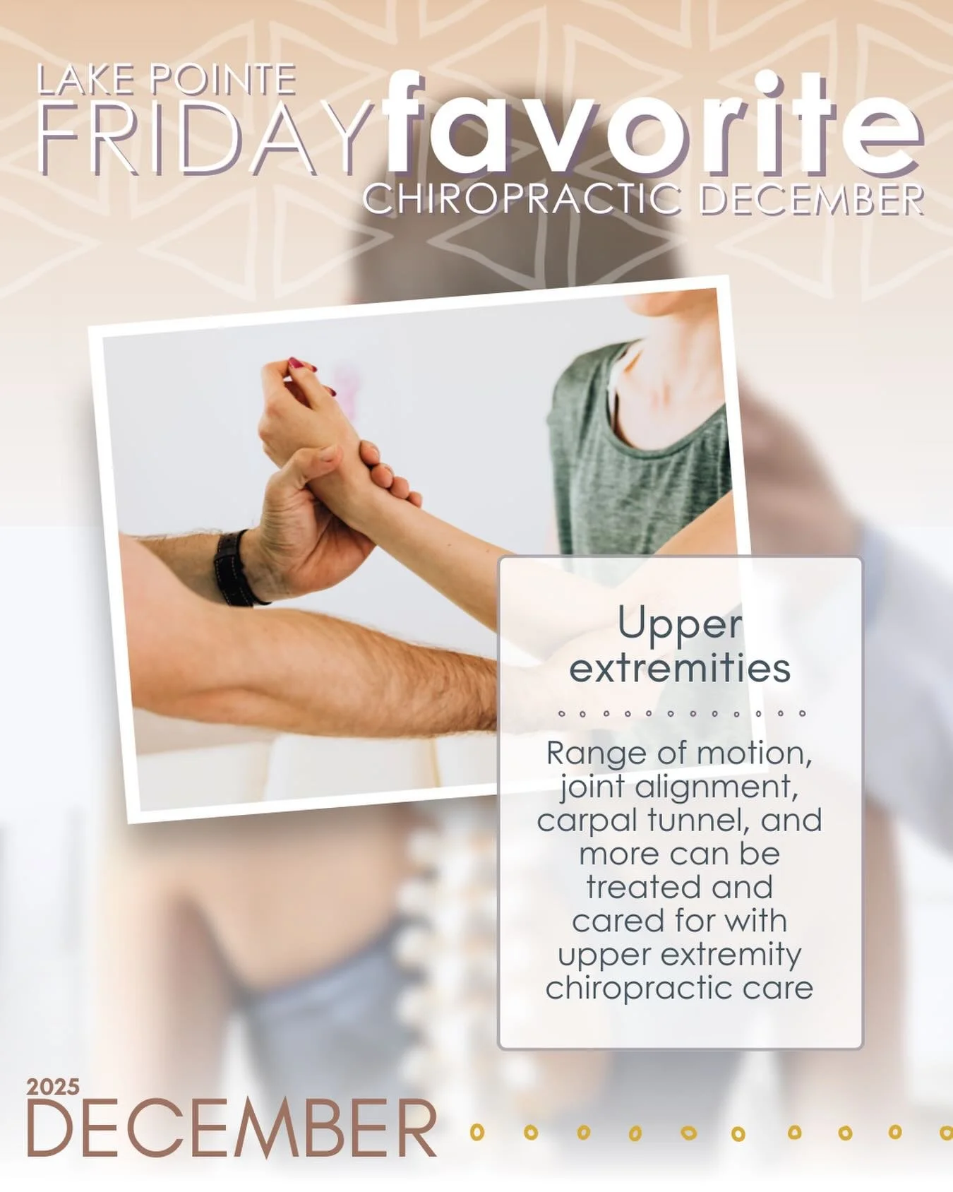 Did you know that chiropractic isn&rsquo;t limited to just spinal manipulation? 𝗘𝘅𝘁𝗿𝗲𝗺𝗶𝘁𝘆 𝗮𝗱𝗷𝘂𝘀𝘁𝗺𝗲𝗻𝘁 is a chiropractic specialization which focuses on joints in the arms, legs, hands, and feet to improve movement and function. Toda