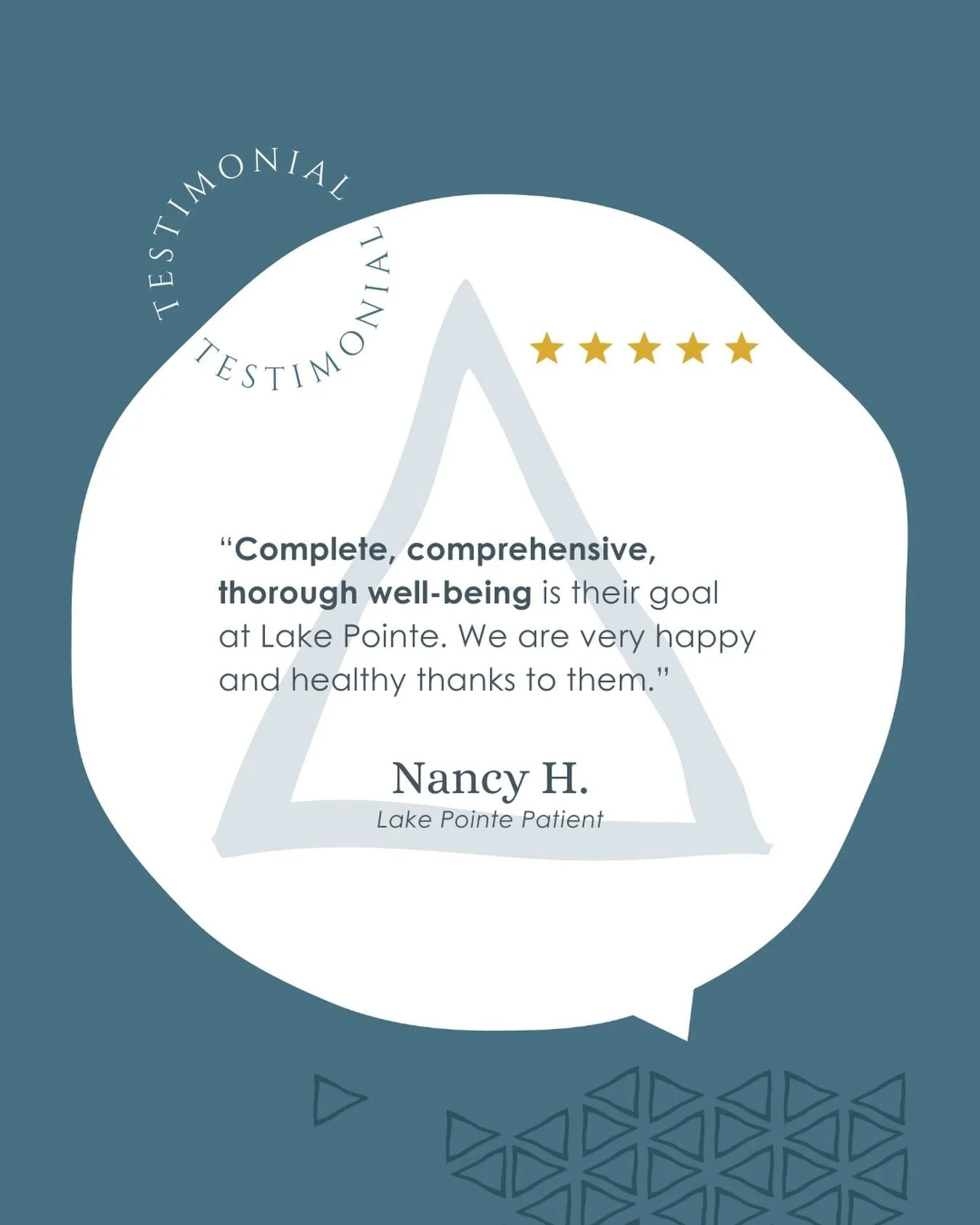 Knowing about your health and wellness is as important as being well. We&rsquo;re here to help you along the way. #bewell #lpwellness #tuesdaytestimonial