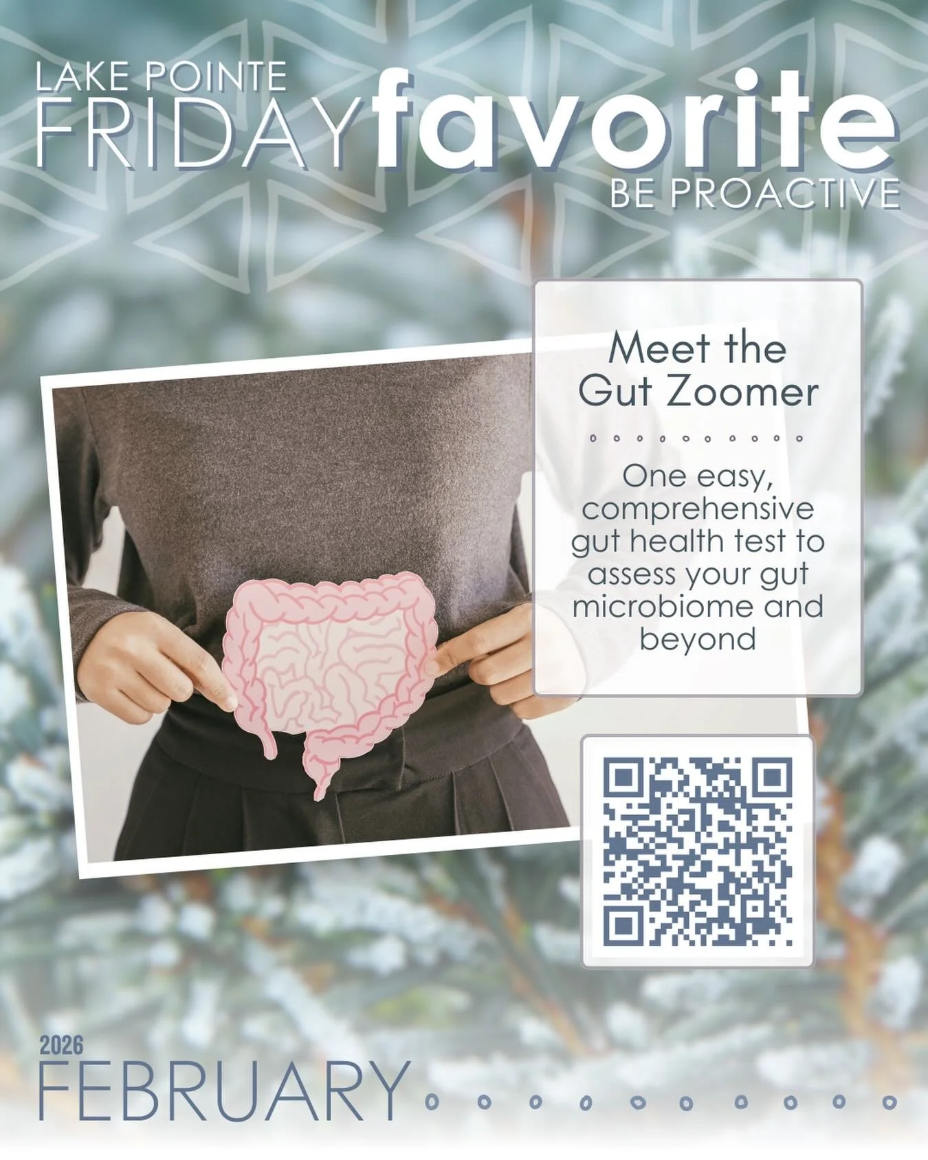 For the months of January and February, we&rsquo;re encouraging you to 𝙗𝙚 𝙥𝙧𝙤𝙖𝙘𝙩𝙞𝙫𝙚. Step into the new year with best intentions and high hopes for wellness. This month, we&rsquo;re looking at biomarkers and Lake Pointe&rsquo;s favorite wa