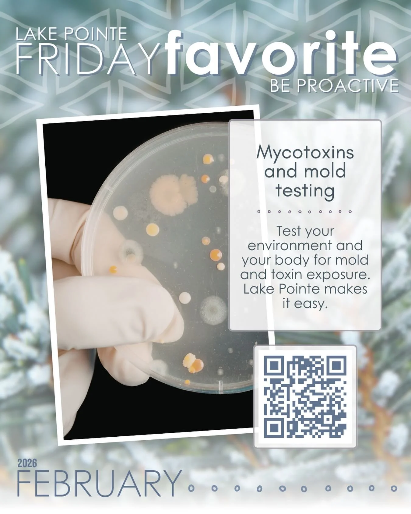 For the months of January and February, we&rsquo;re encouraging you to 𝙗𝙚 𝙥𝙧𝙤𝙖𝙘𝙩𝙞𝙫𝙚. Step into the new year with best intentions and high hopes for wellness. This month, we&rsquo;re looking at biomarkers and Lake Pointe&rsquo;s favorite wa