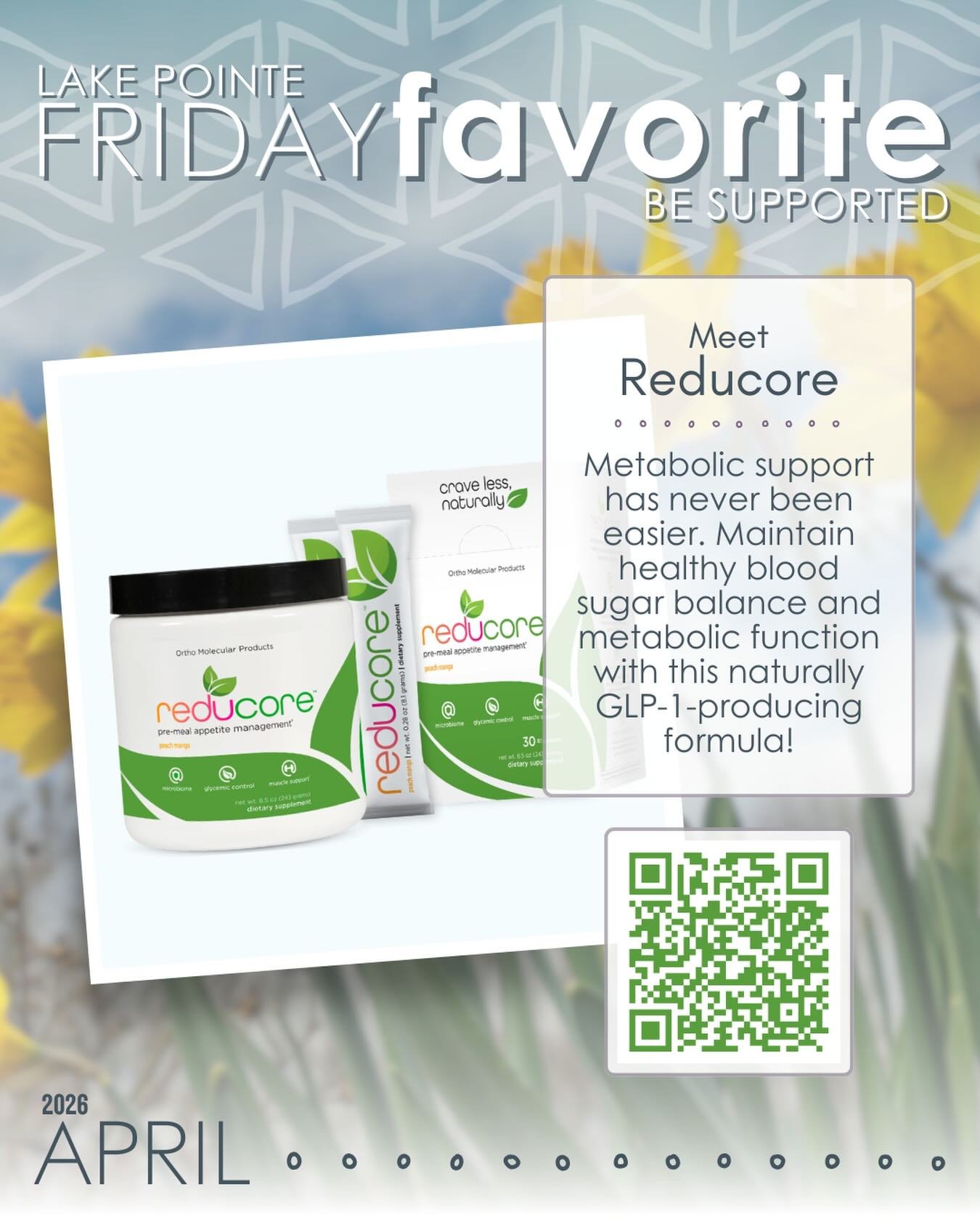 For the months of March and April, we&rsquo;re encouraging you to 𝙗𝙚 𝙨𝙪𝙥𝙥𝙤𝙧𝙩𝙚𝙙. You&rsquo;ve made it through the darkness of winter the world outside is beginning to thaw. As you greet spring prioritizing rejuvenating, supportive health an