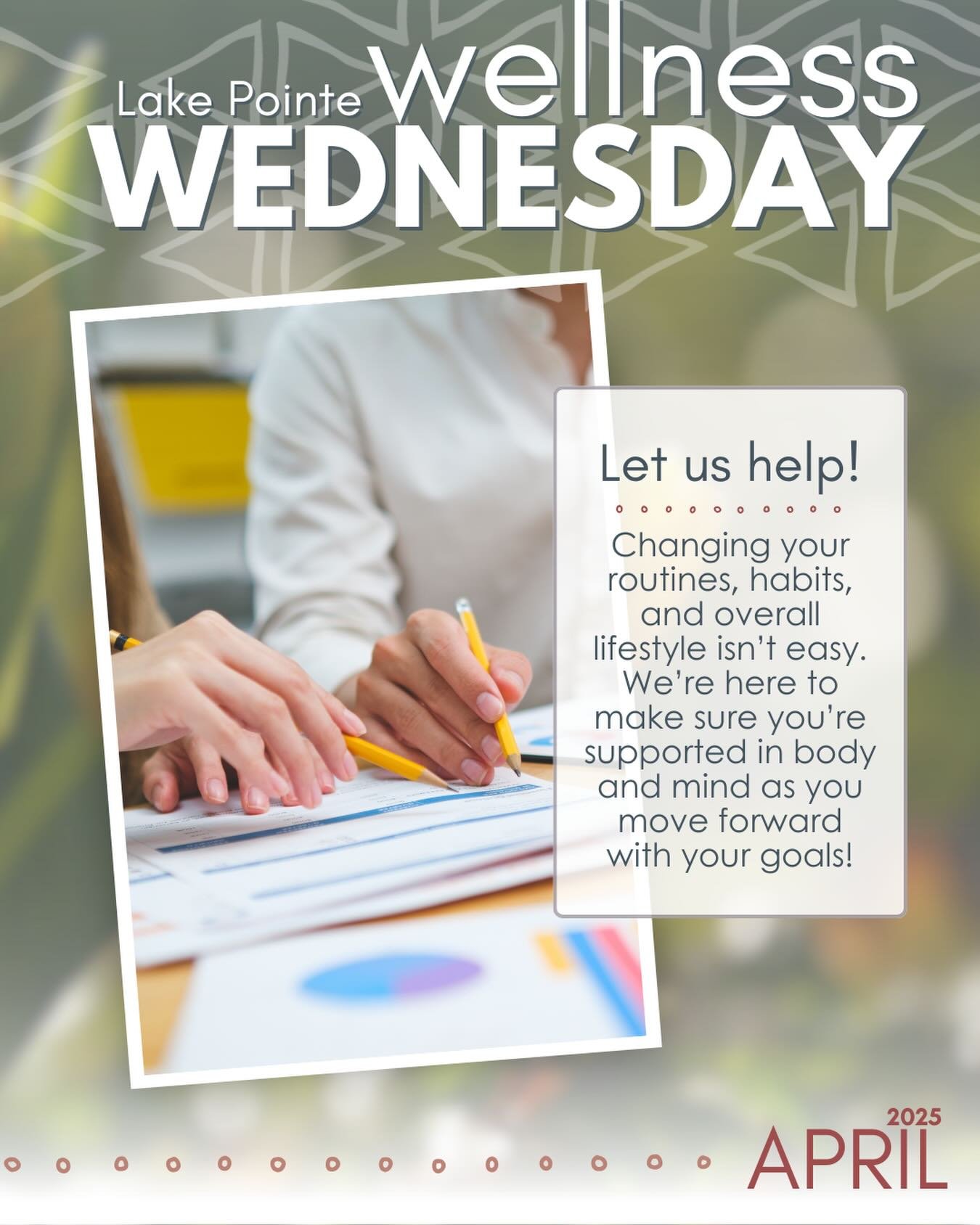 For the months of March and April, we&rsquo;re encouraging you to 𝙗𝙚 𝙨𝙪𝙥𝙥𝙤𝙧𝙩𝙚𝙙. You&rsquo;ve made it through the darkness of winter the world outside is beginning to thaw. As you greet spring prioritizing rejuvenating, supportive health an