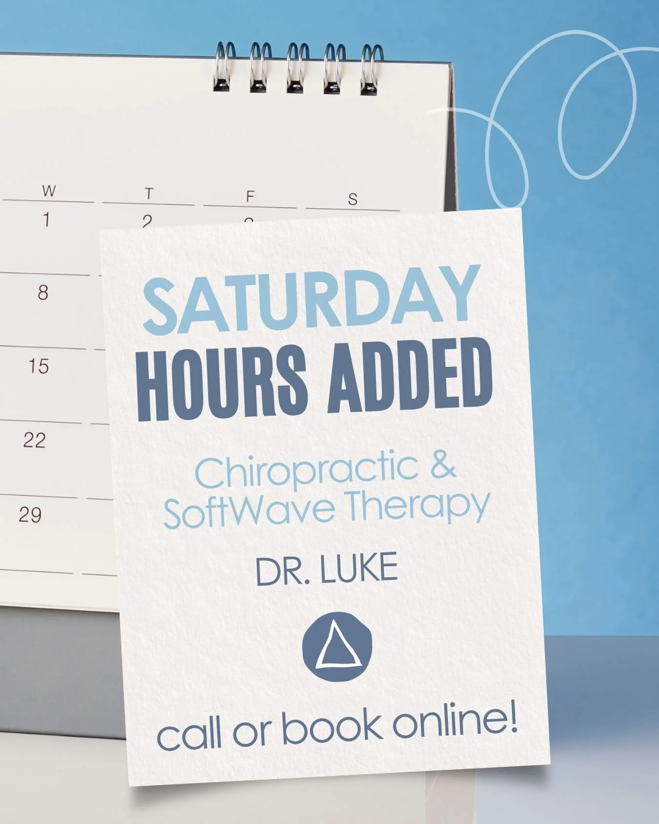 Can&rsquo;t make a weekday chiropractic appointment work for your schedule? Dr. Luke has added hours next Saturday, June 13! 👍🏼 lakepointe.janeapp.com