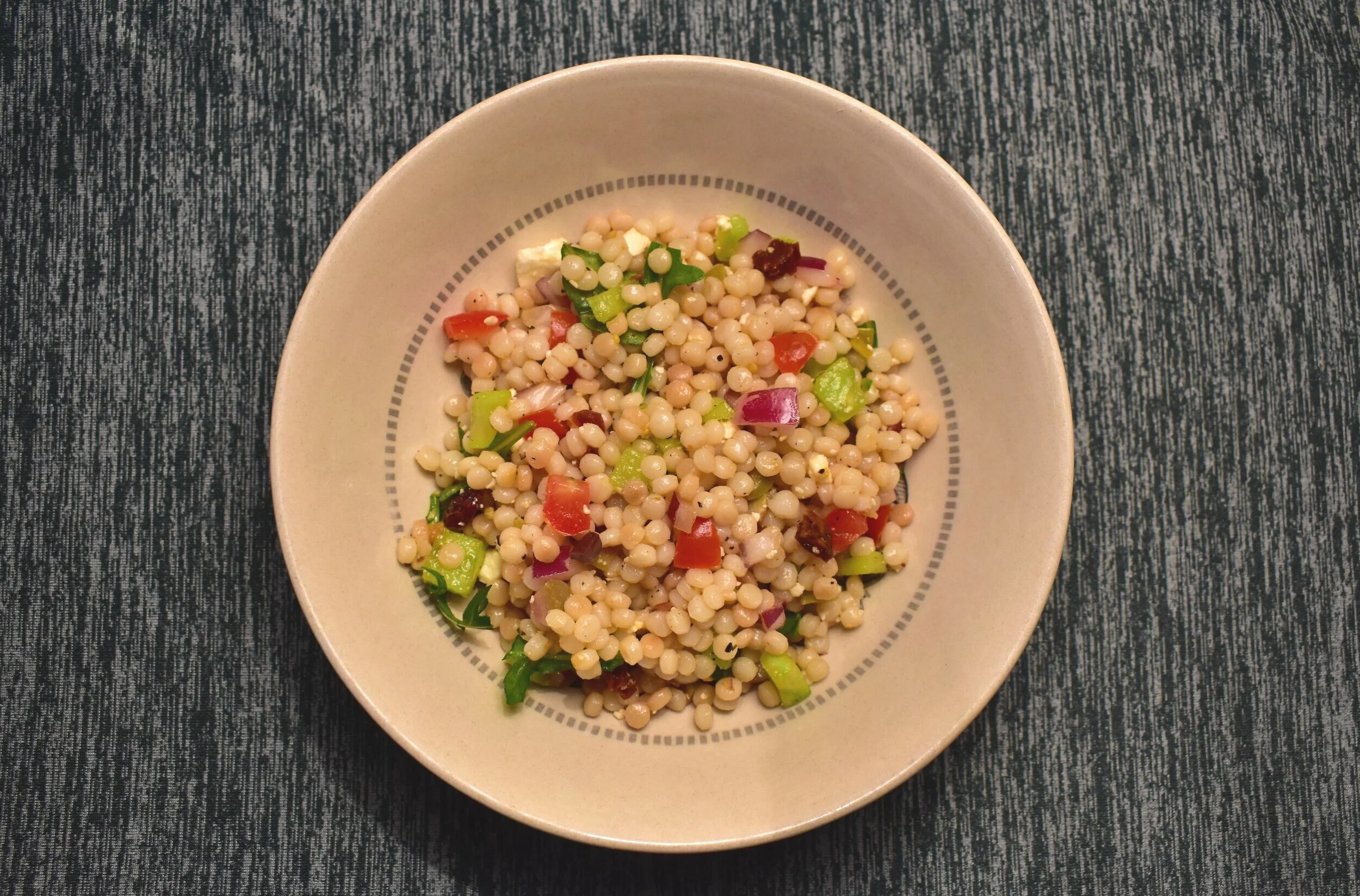 Mediterranean Pearled Couscous Salad