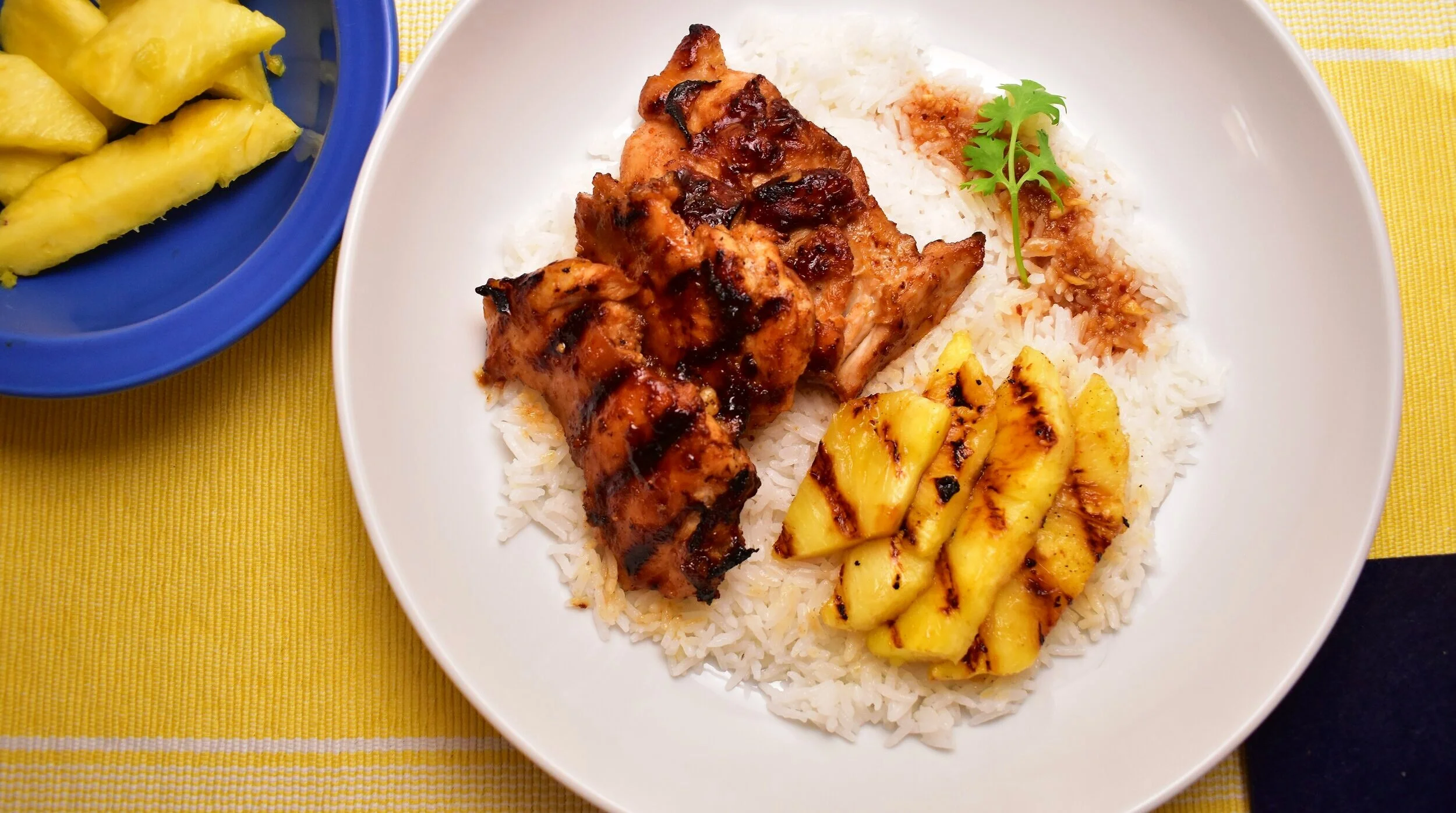 Hawaiian Grilled Huli Huli Chicken with Pineapple  