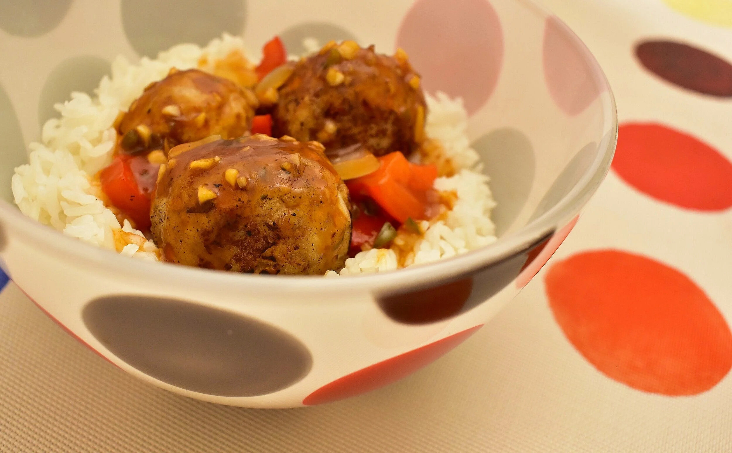 Sweet and Sour Chicken Meatballs