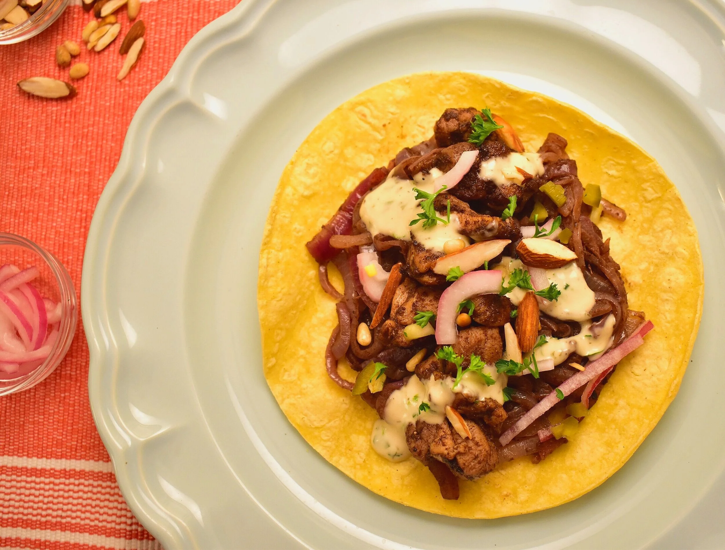 Chicken Musakhan Tacos