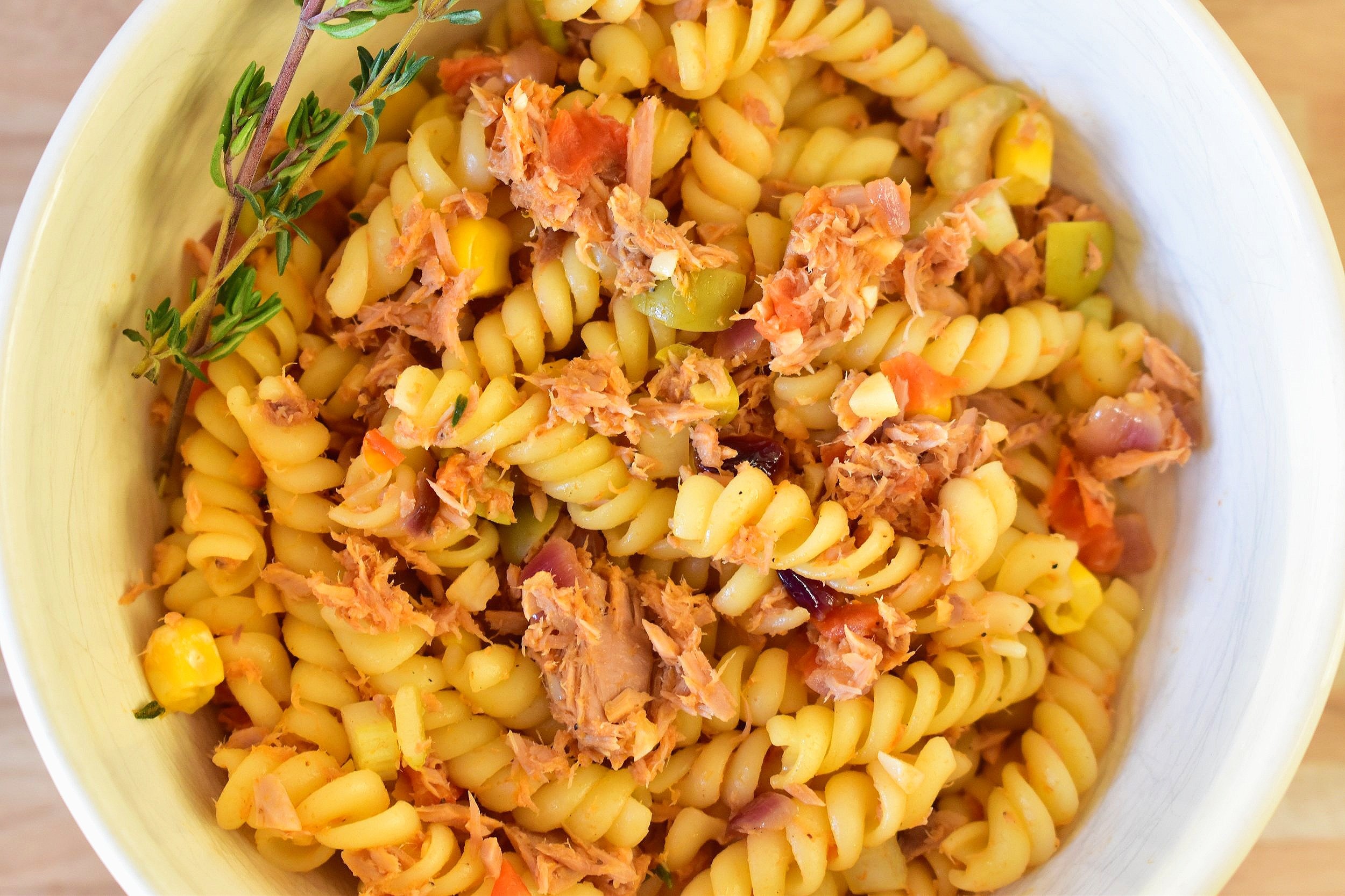 Tuna and Corn Noodle Salad