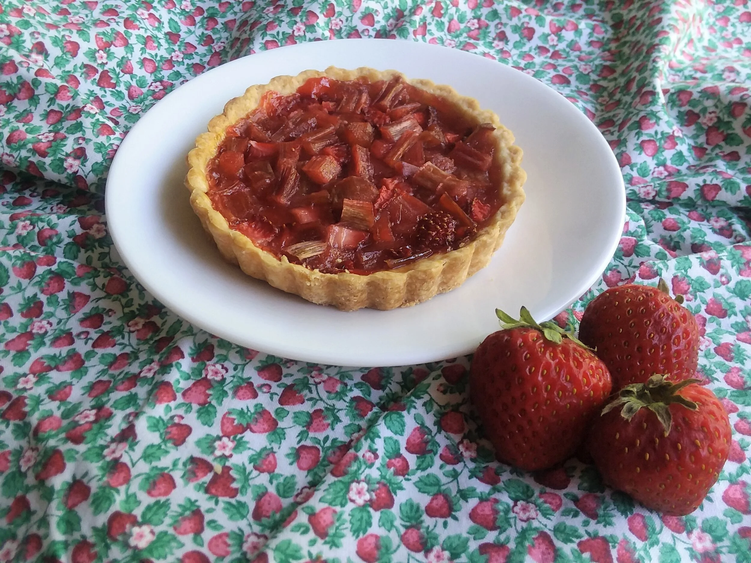 Strawberry Rhubarb Tarts