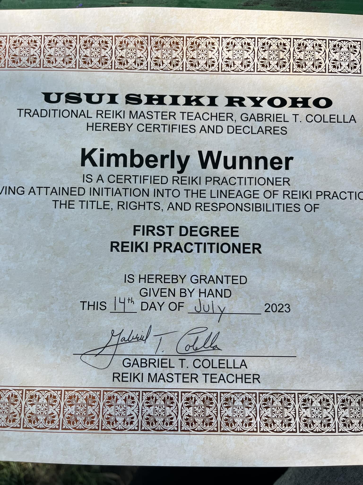 Today, I became a #reiki practitioner. 💆&zwj;♀️🧘&zwj;♀️￼￼

I believe Everything is #energy, it&rsquo;s the one thing we all share. It is what flows through all of us. 

To #heal your energy, is to heal your spiritual, physical and emotional health.