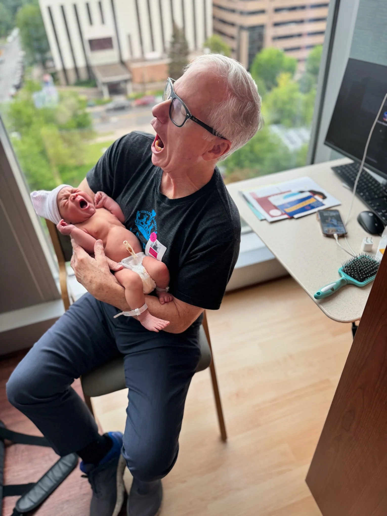 Grandpa and Bastian.