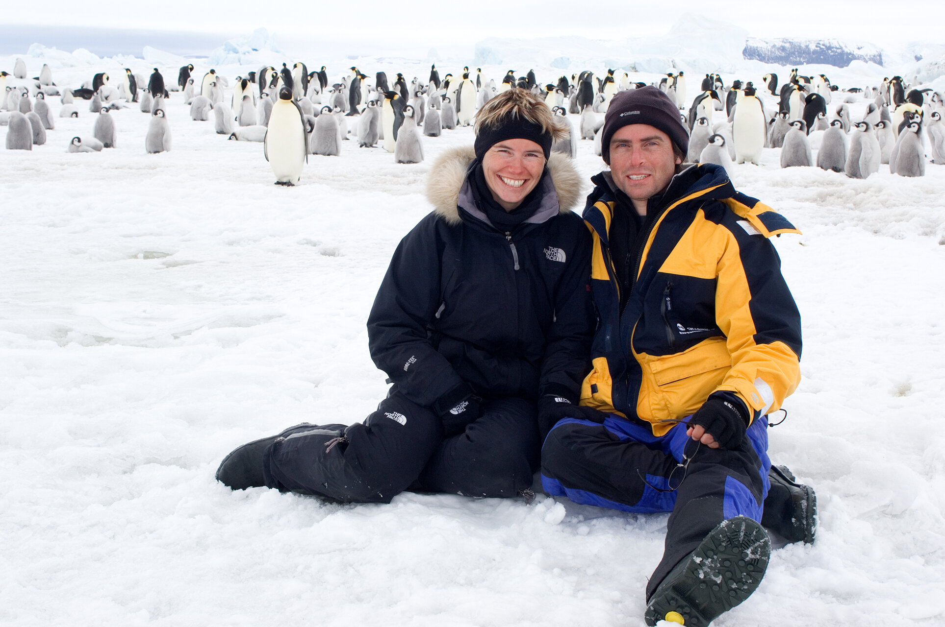  2006 - In Snow Hill Island with my love.   