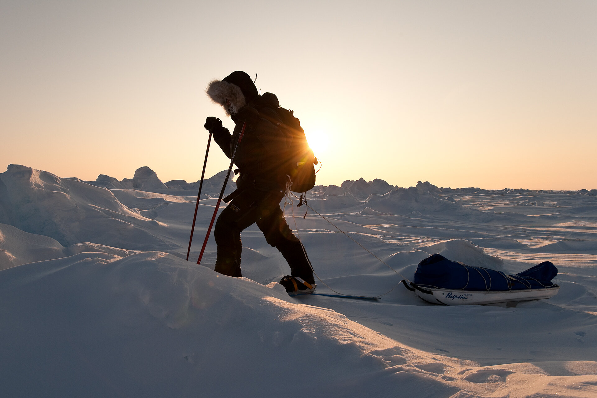  2009 - Skiing the last degree to the North Pole.   