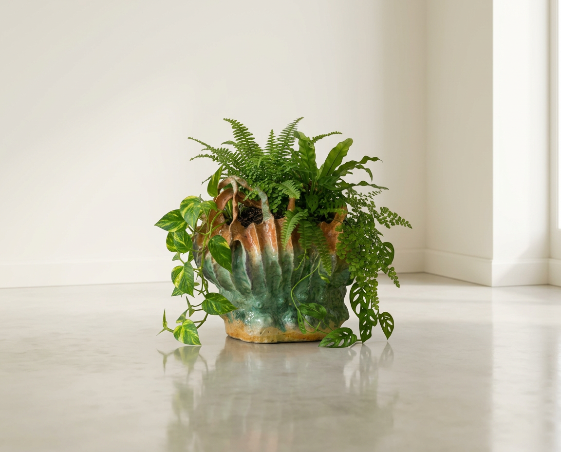 Vase de table ‘Caravela’, création de l’artiste portugaise Clara Rêgo. (Devis de transport sur demande.) À récupérer gratuitement en galerie à Lisbonne.