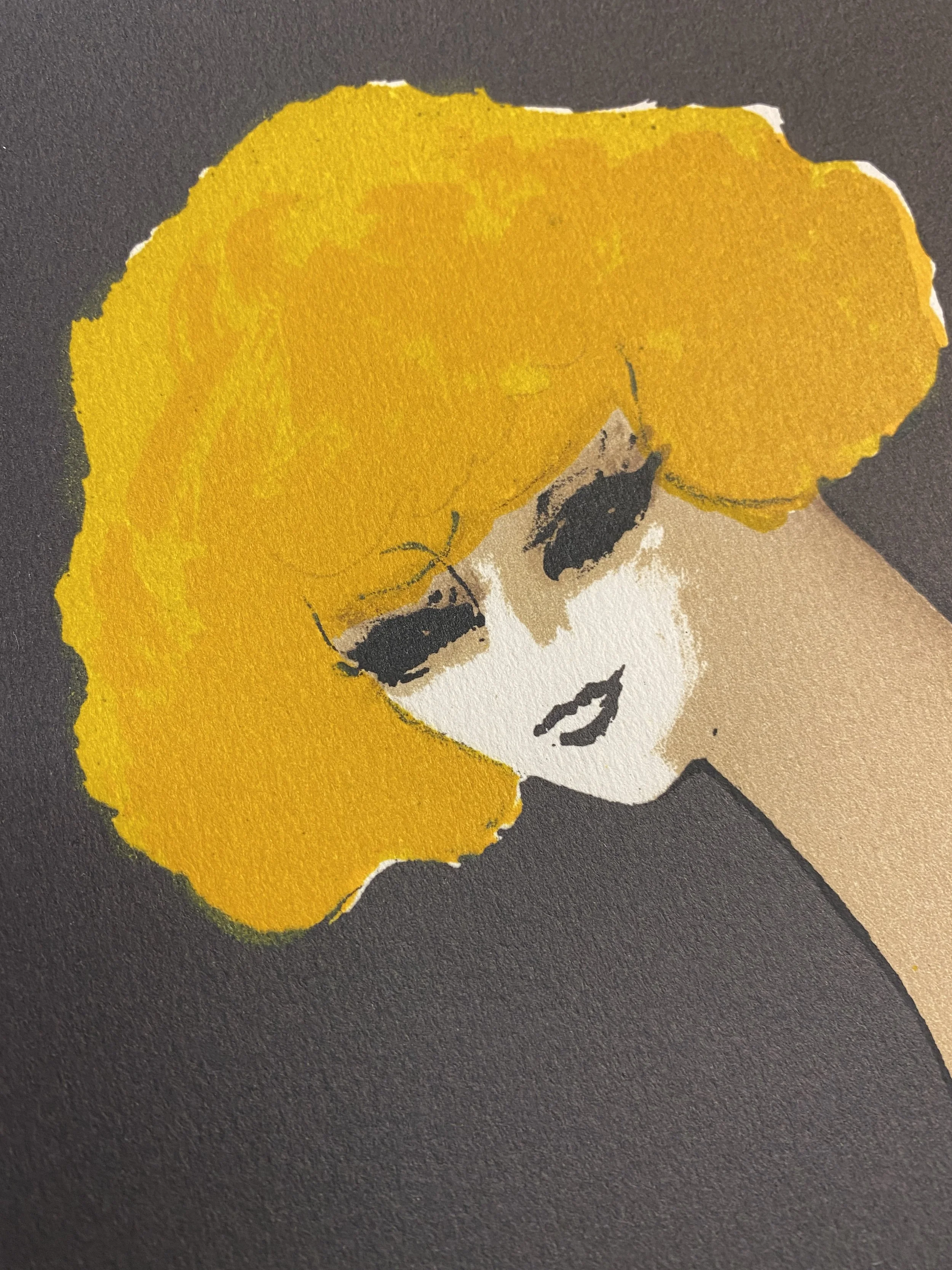 Affiche Bally Chaussures pour Femmes - Sérigraphie originale de Bernard Villemot