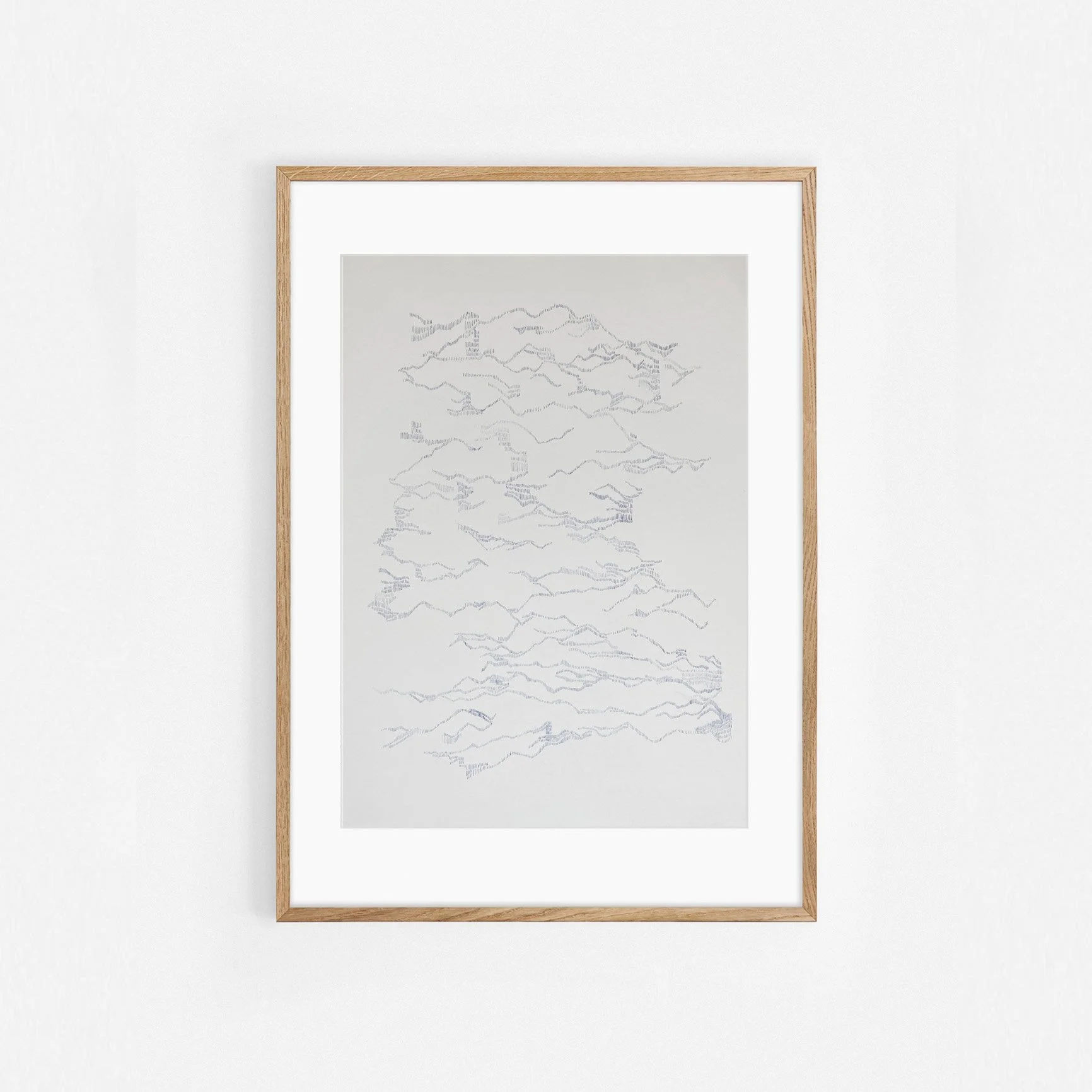 Dessin A4 réalisé et signé par l'artiste italienne Maria Chiara Re. 2022.