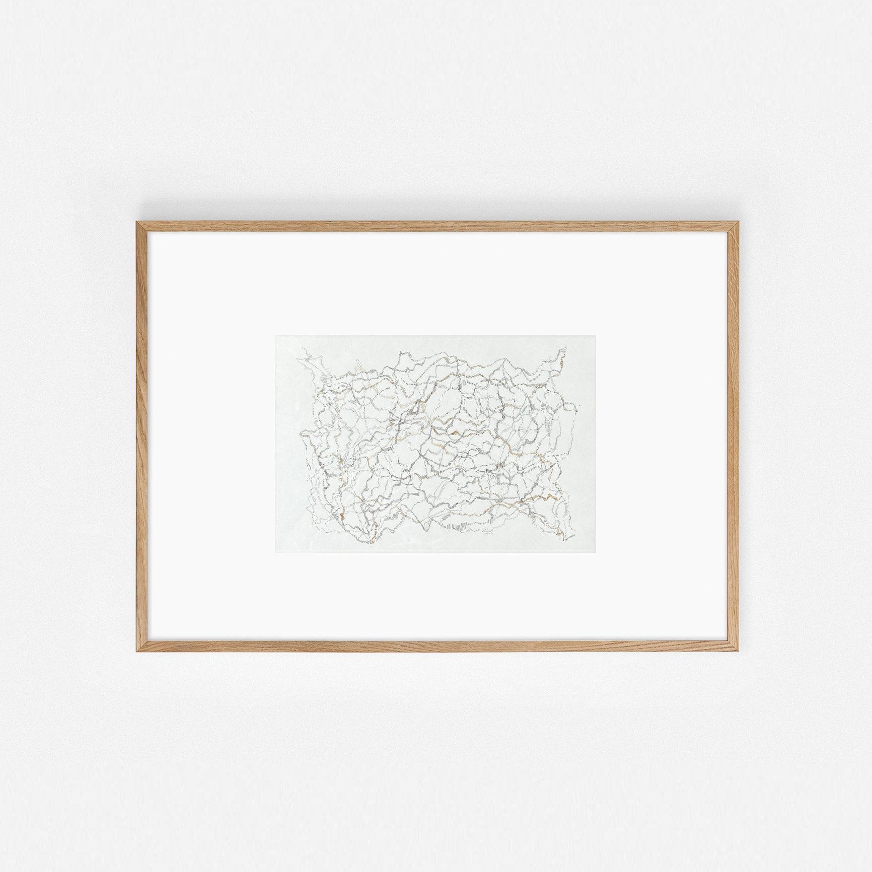 Dessin A4 réalisé et signé par l'artiste italienne Maria Chiara Re. 2022.