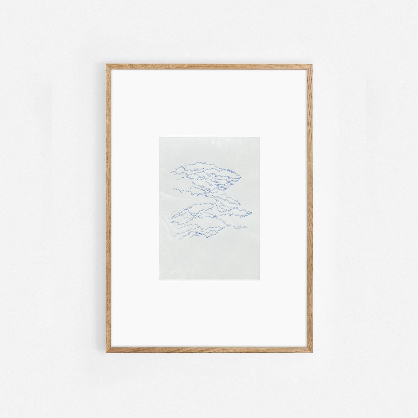 Dessin A4 réalisé et signé par l'artiste italienne Maria Chiara Re. 2022.