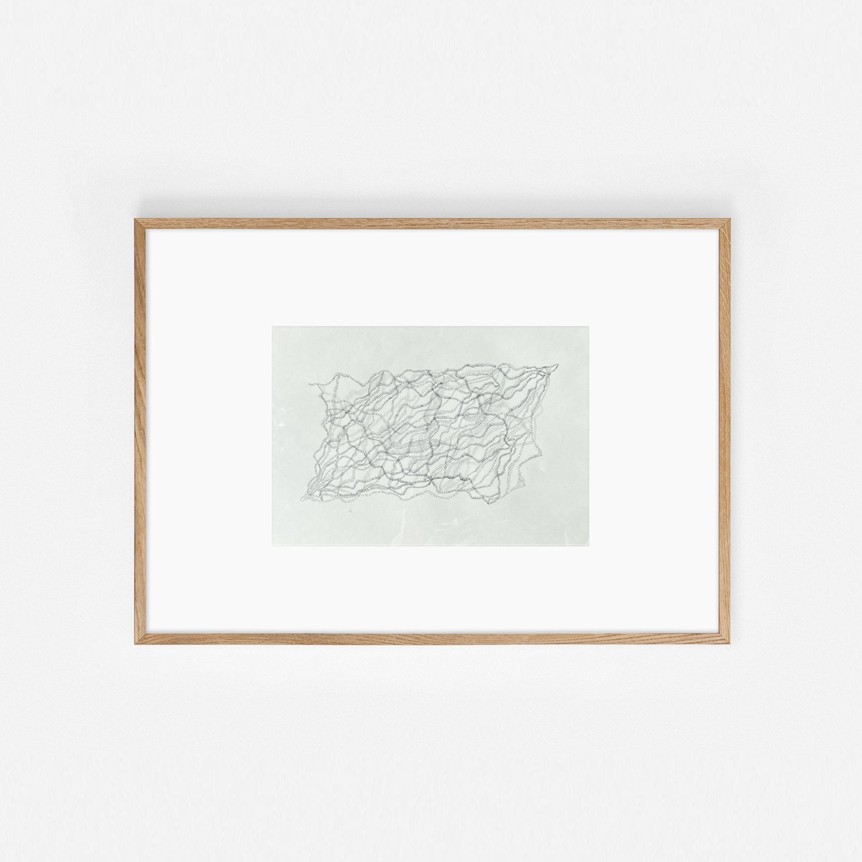 Dessin A4 réalisé et signé par l'artiste italienne Maria Chiara Re. 2022.