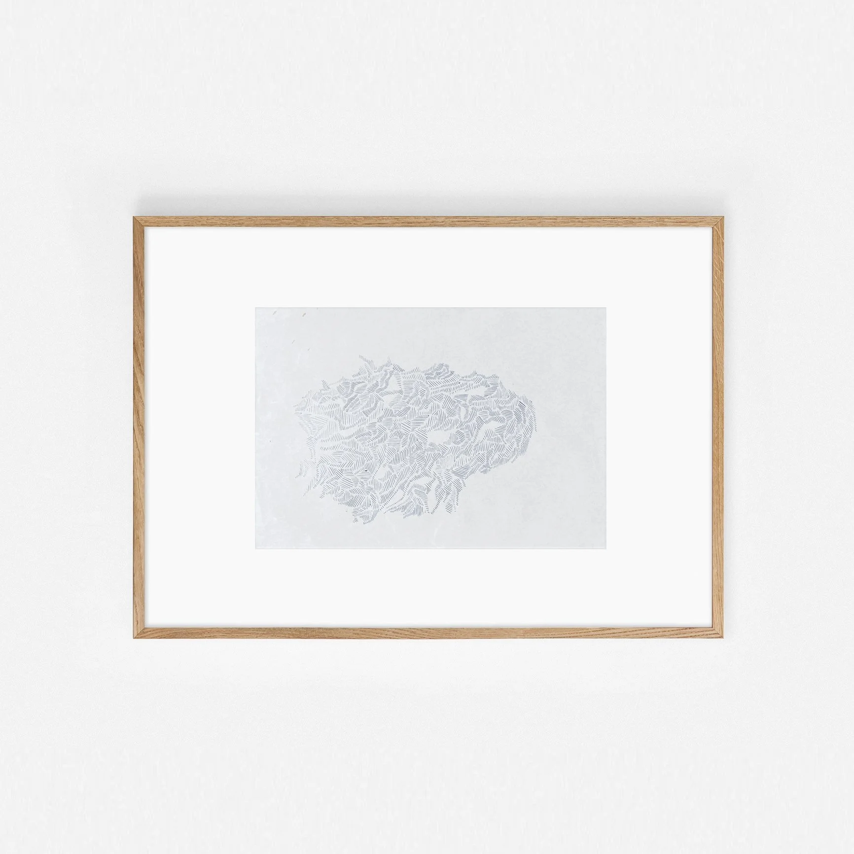 Dessin A4 réalisé et signé par l'artiste italienne Maria Chiara Re. 2022.