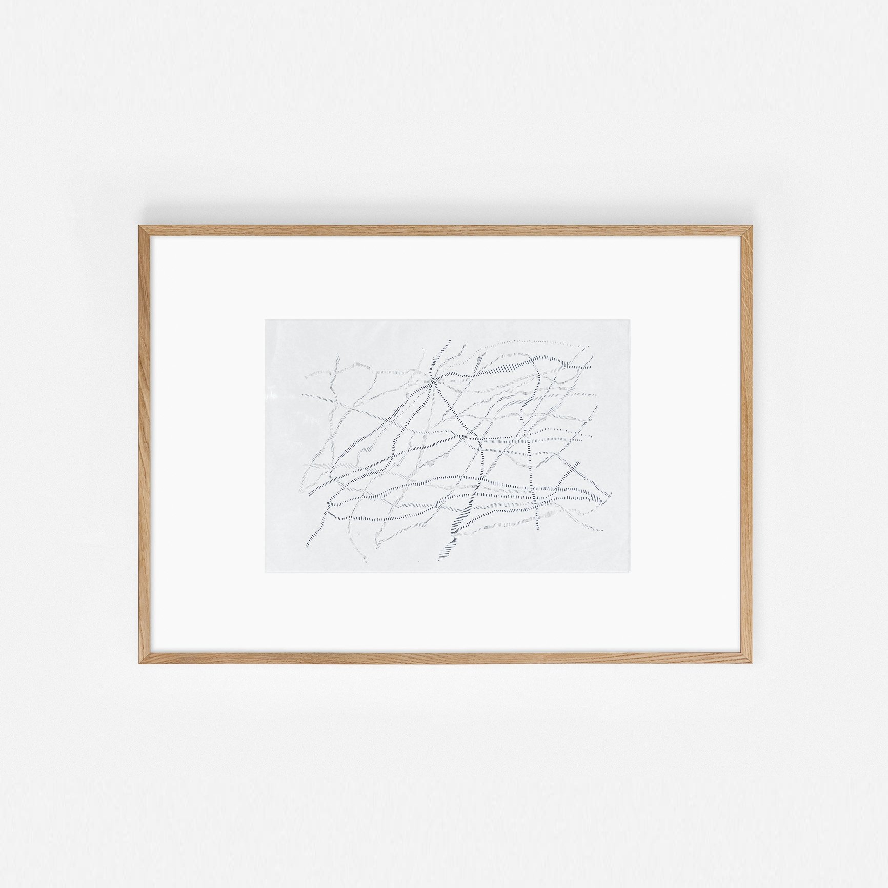 Dessin A4 réalisé et signé par l'artiste italienne Maria Chiara Re. 2022.